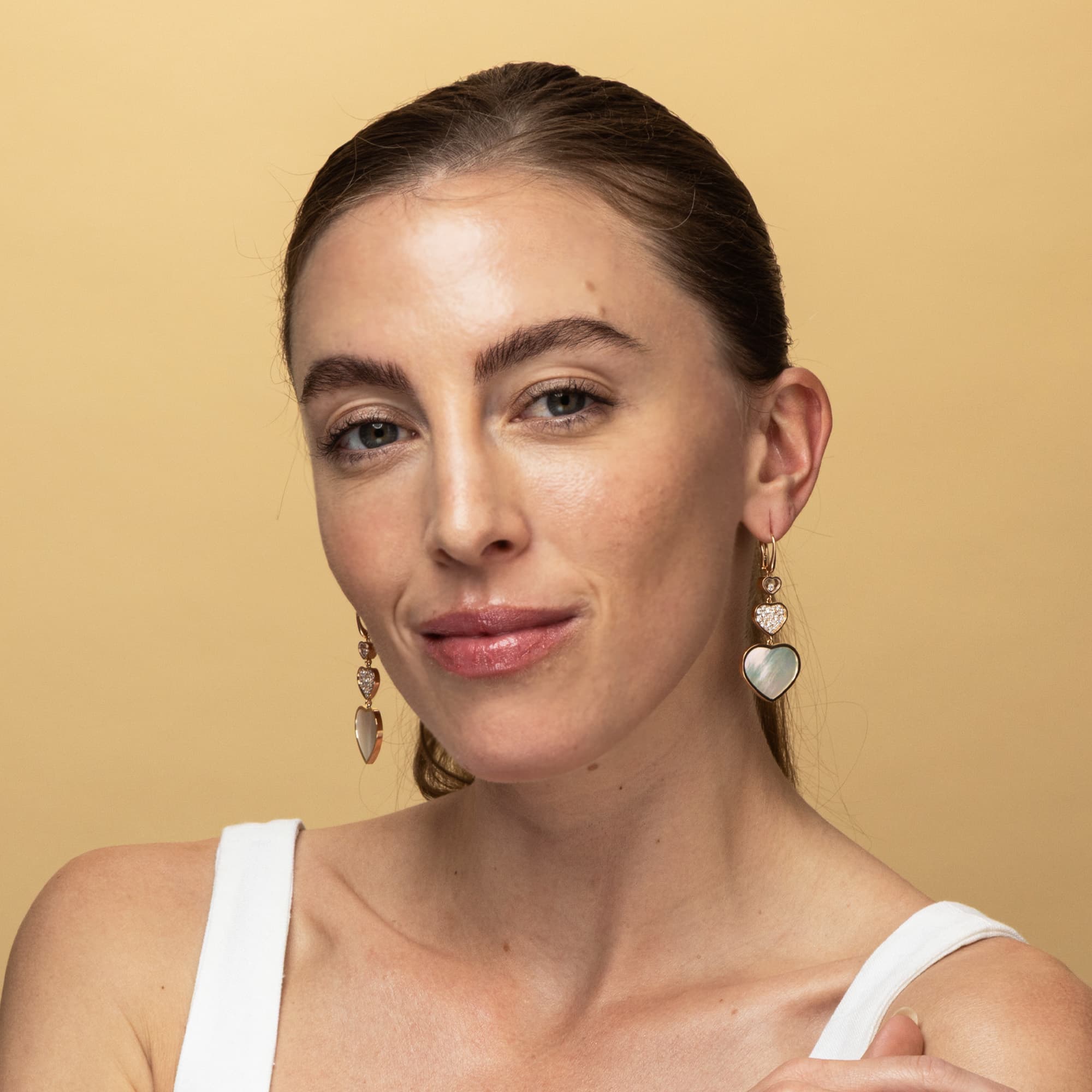 Chopard Happy Hearts Drop Earrings