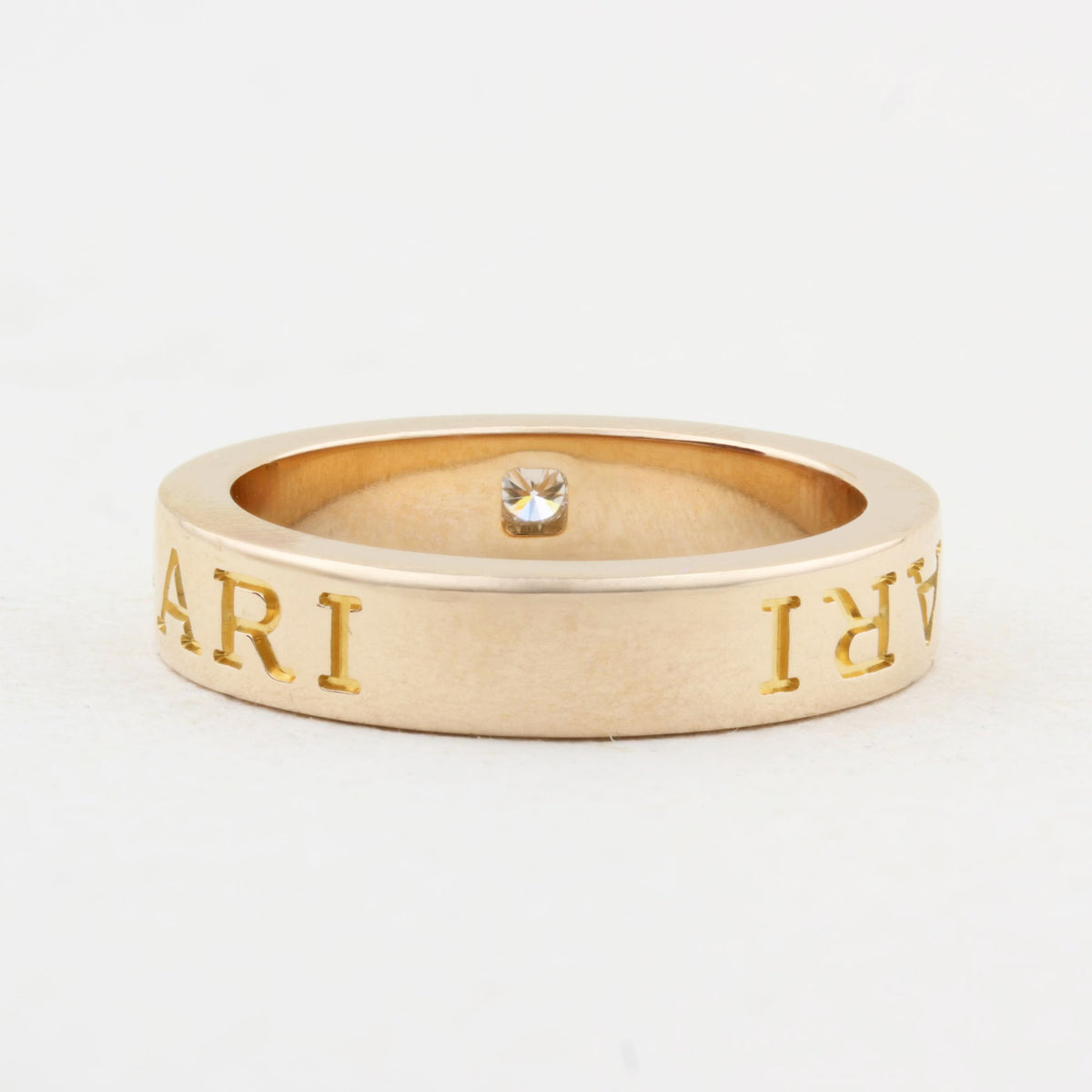 Bulgari Rose Gold and Diamond B.zero1 Ring