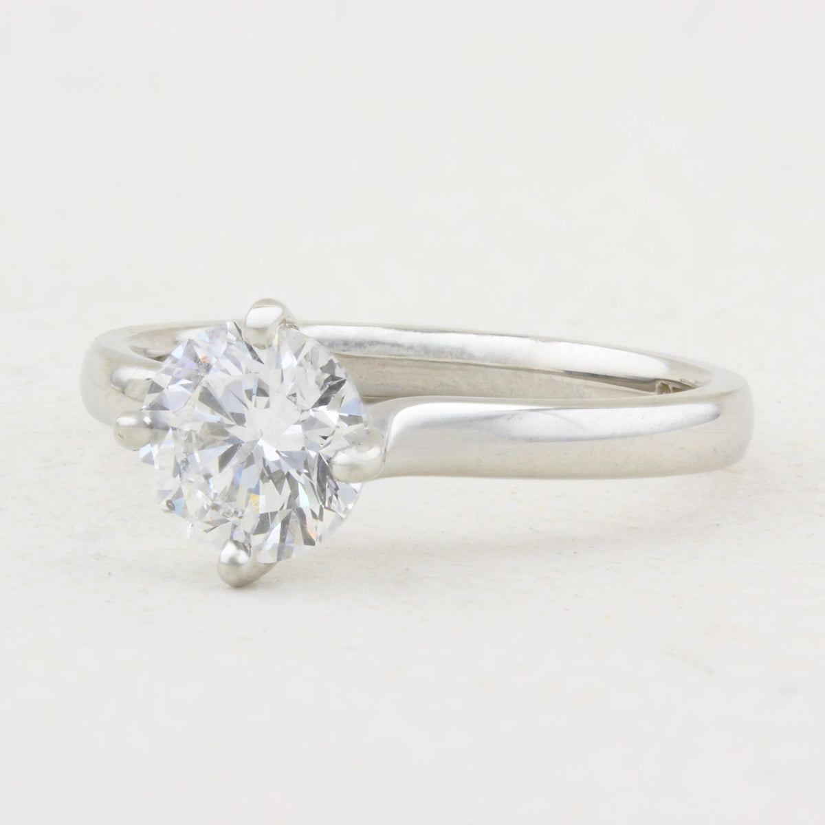 1.01ct Round Brilliant Diamond Solitaire Ring