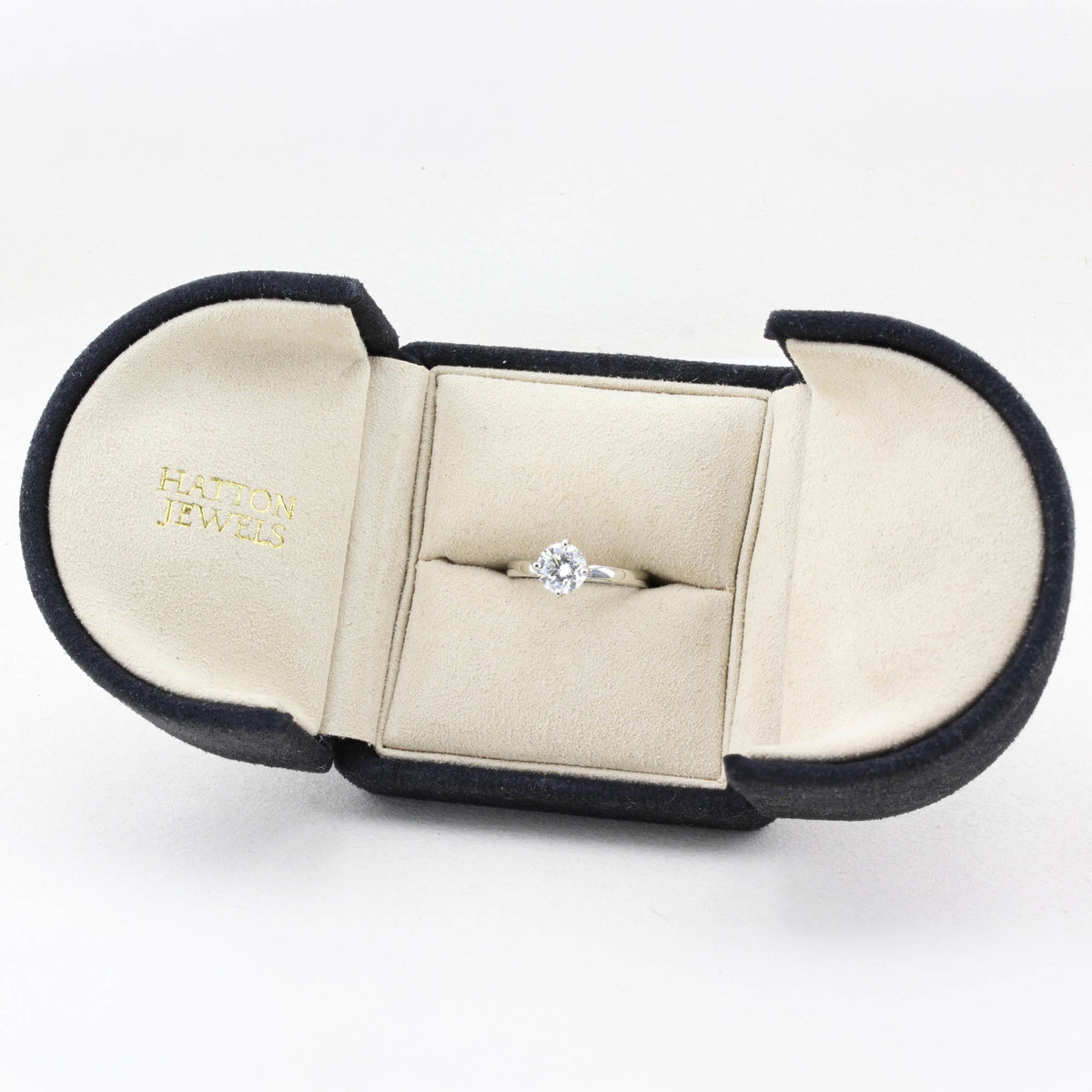 1.01ct Round Brilliant Diamond Solitaire Ring