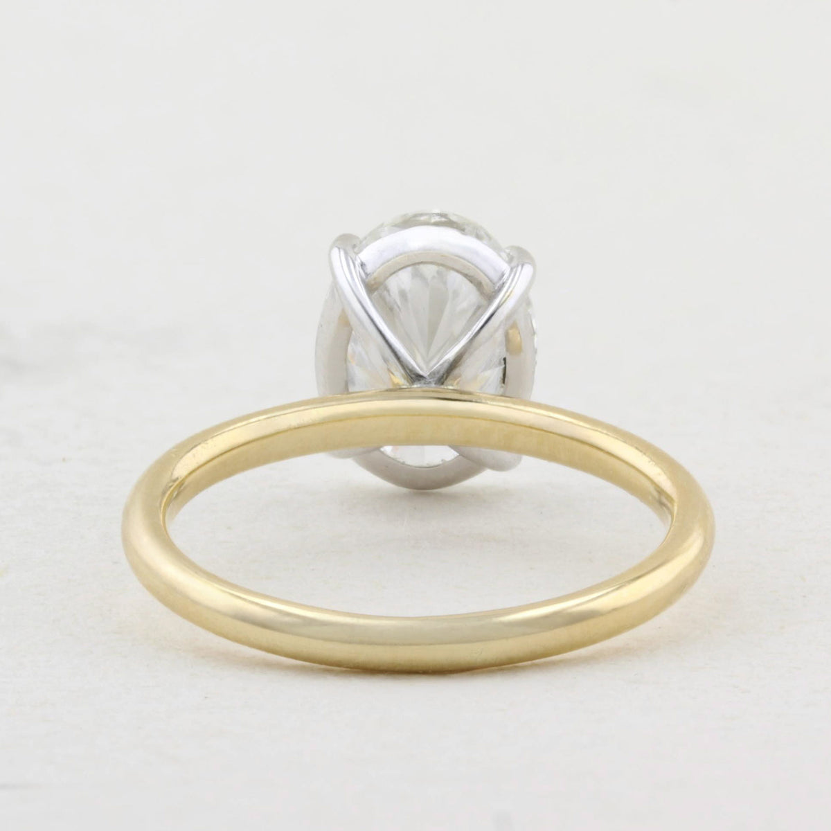 2.03ct Oval Diamond Solitaire Ring