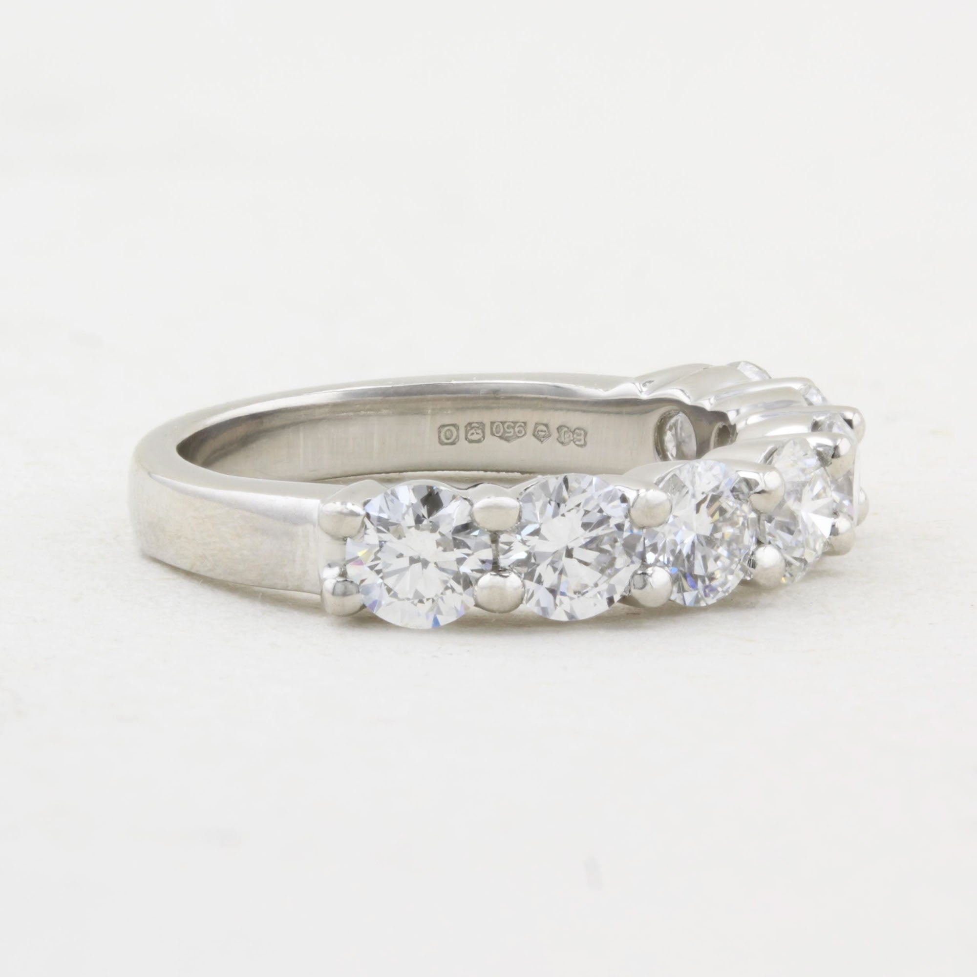 Seven Stone Round Diamond Ring