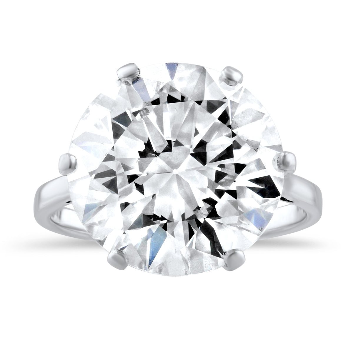 Lumine Six Claw Diamond Solitaire Engagement Ring