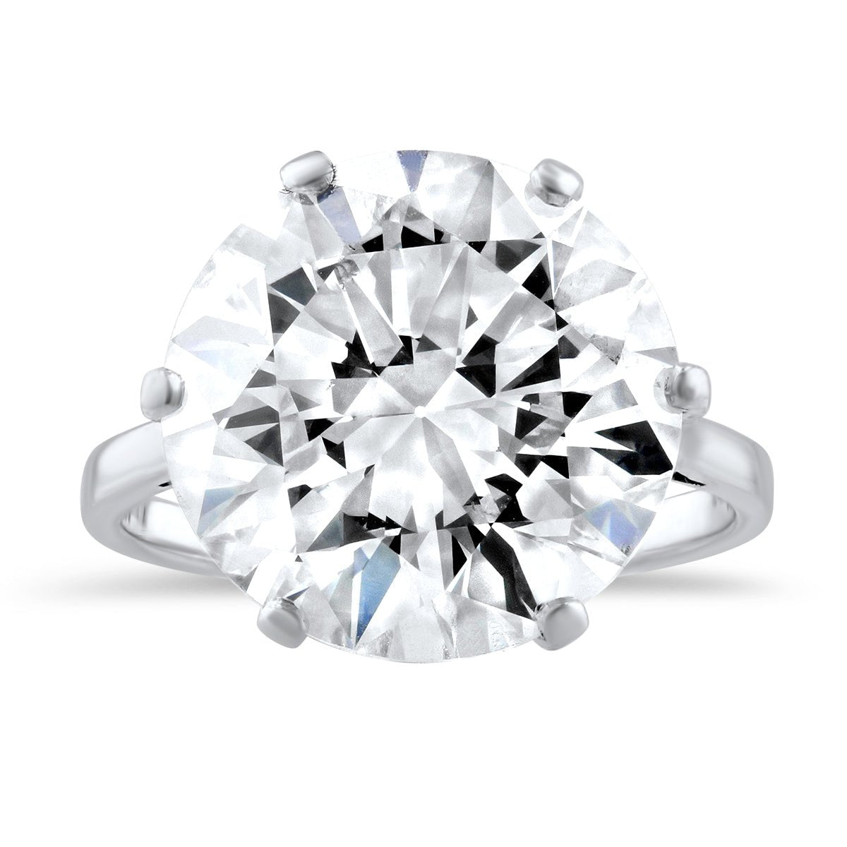 Lumine Six Claw Diamond Solitaire Engagement Ring
