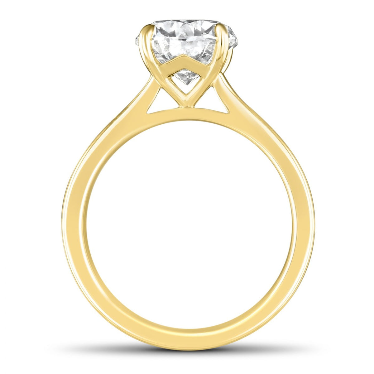 Lumine Oval Diamond Solitaire Engagement Ring