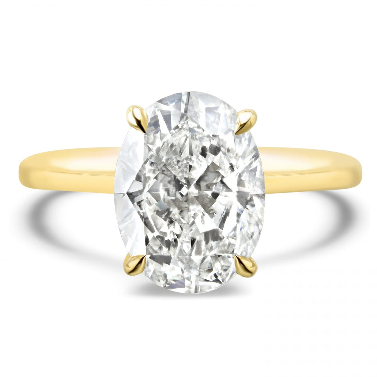 Lumine Oval Diamond Solitaire Engagement Ring