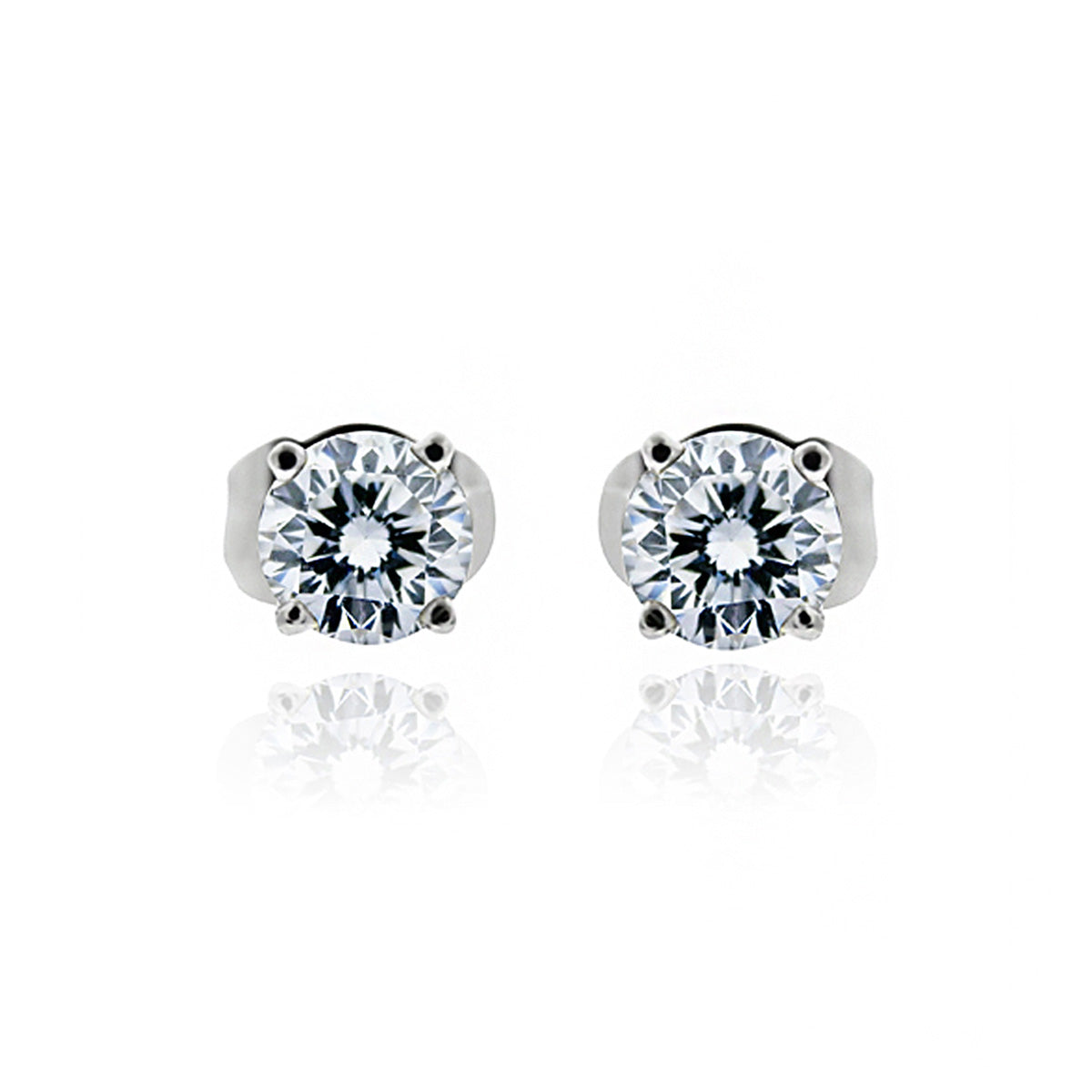Mini Diamond Stud Earrings