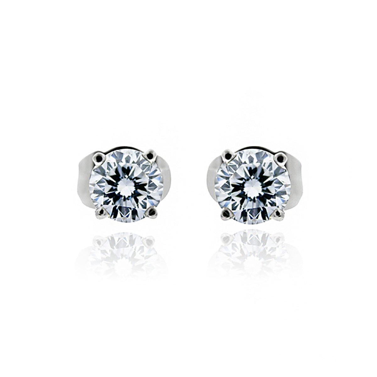 Mini Diamond Stud Earrings