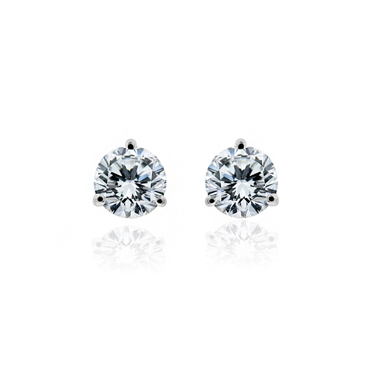 Mini Diamond Stud Earrings
