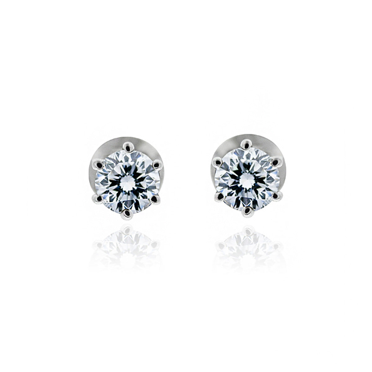 Mini Diamond Stud Earrings