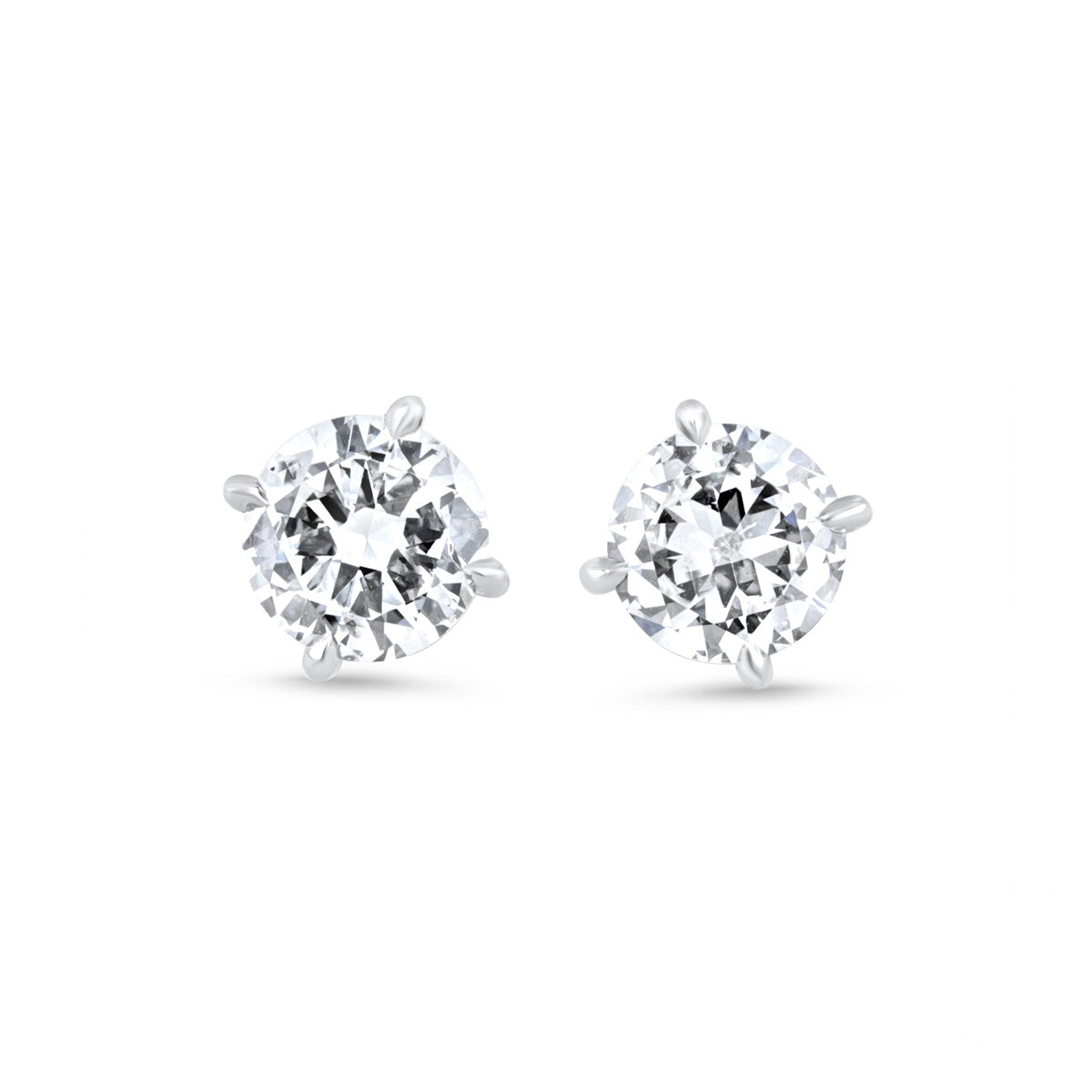 Mini Diamond Stud Earrings
