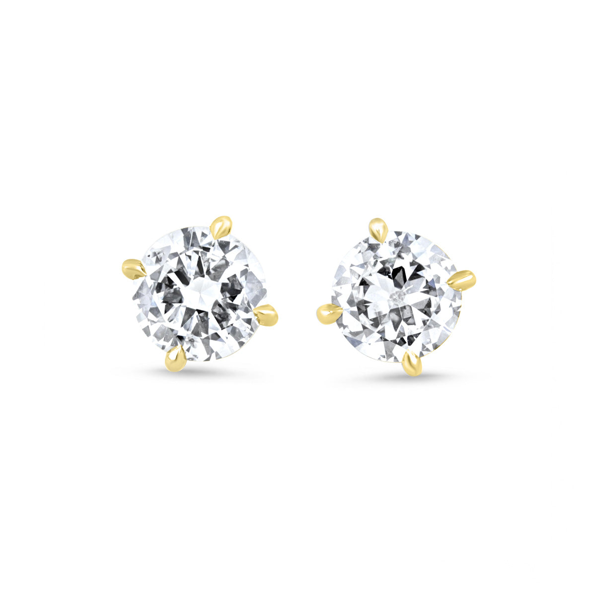Mini Diamond Stud Earrings