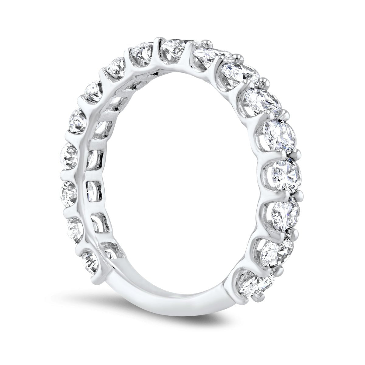 Oval Diamond Eternity Ring