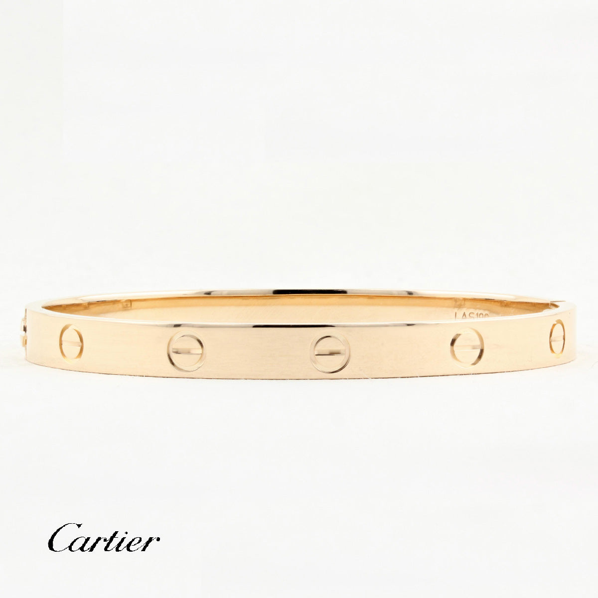Cartier Rose Gold Classic Love Bracelet - Size 17