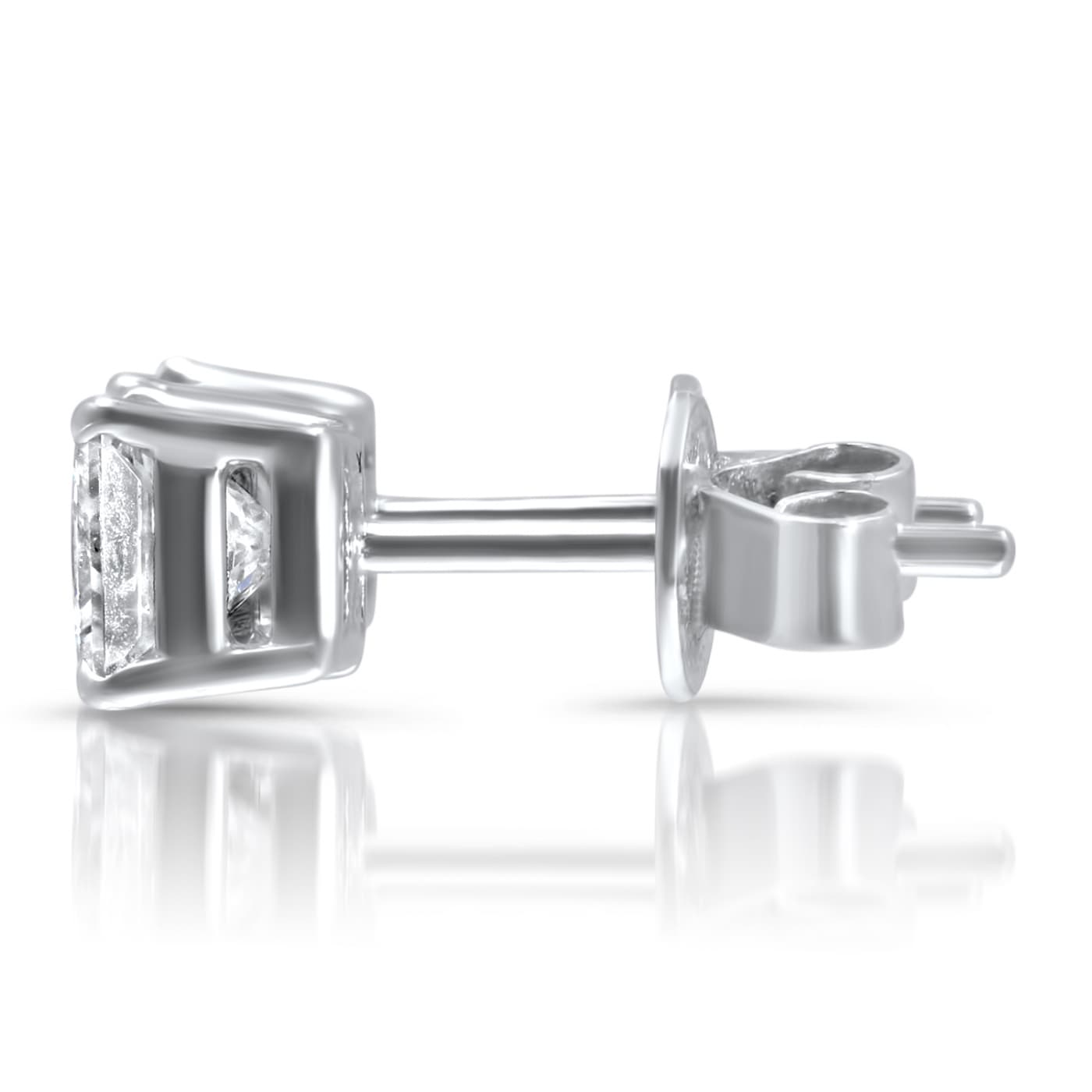 Princess Cut Diamond Stud Earrings