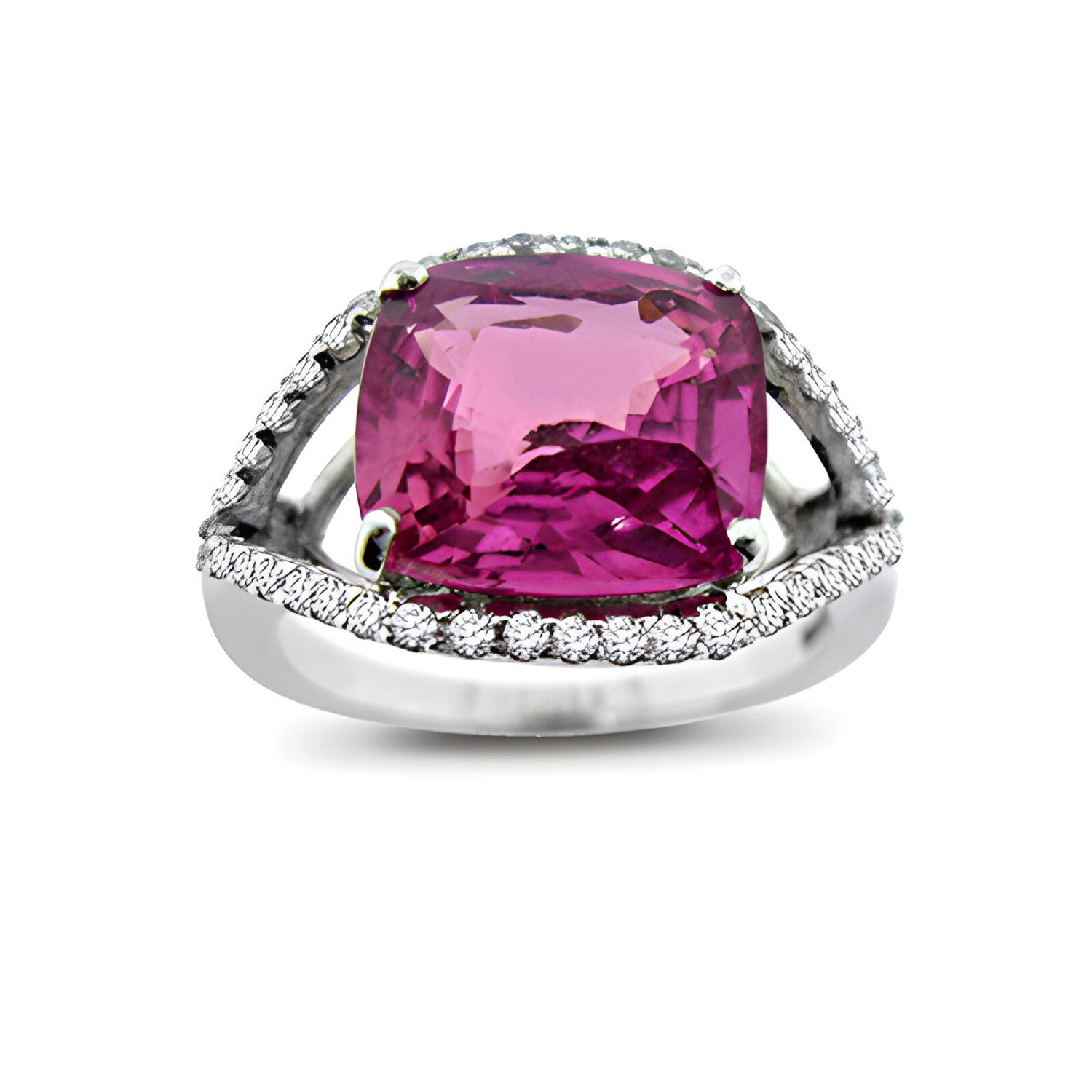 Sapphire and Diamond Marquise Halo Dress Ring