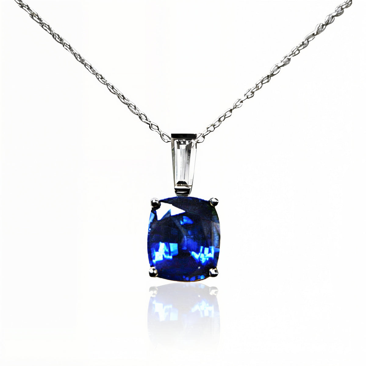 Darling Sapphire and Diamond Necklace