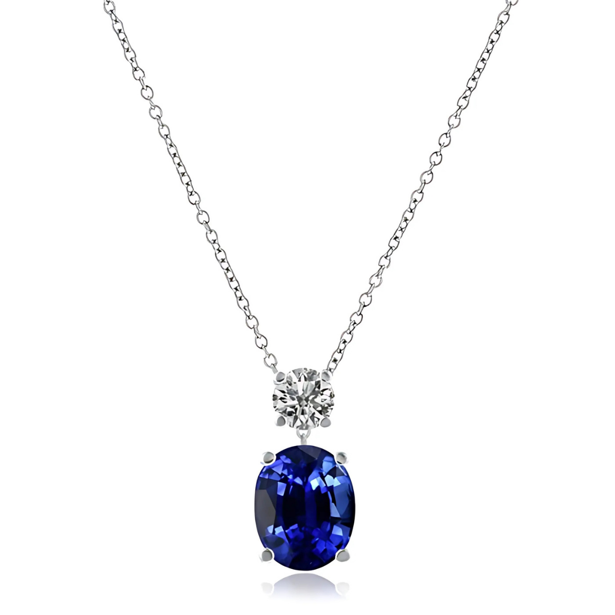 Darling Sapphire and Diamond Necklace