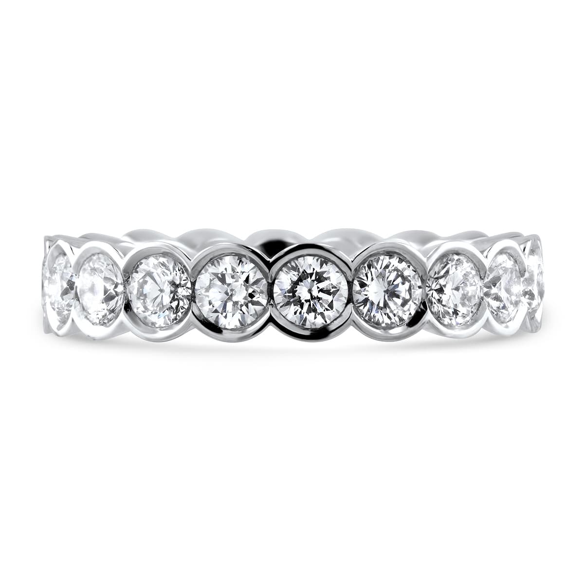 Serene Diamond Bezel Eternity Ring