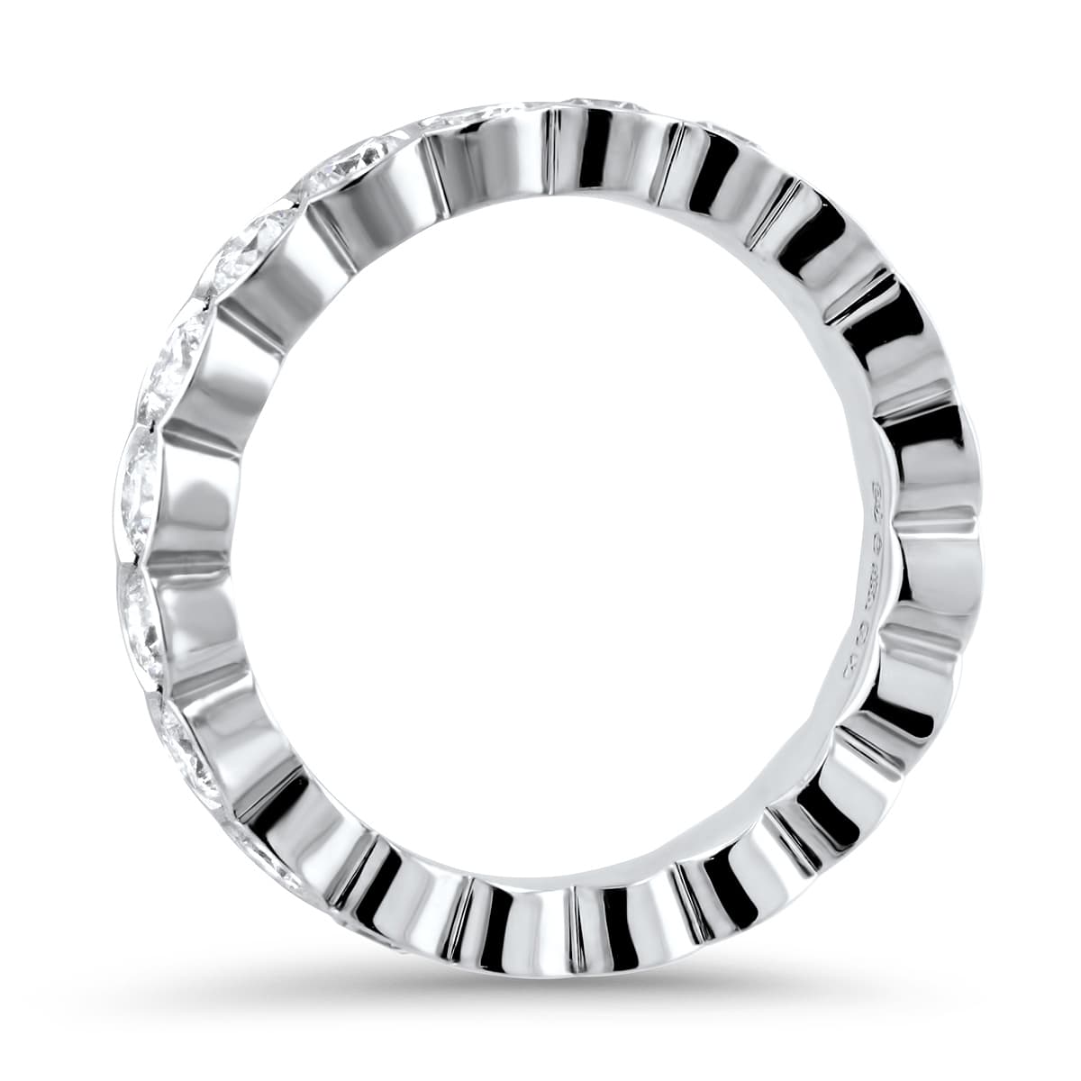 Serene Diamond Bezel Eternity Ring