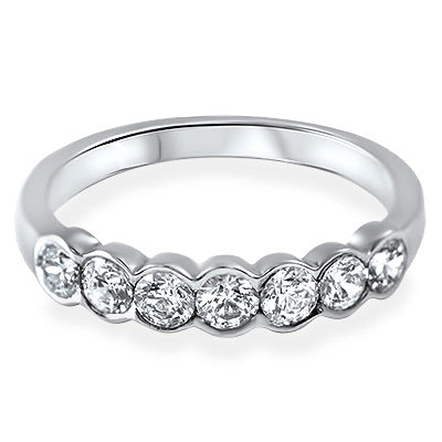 Serene Diamond Bezel Eternity Ring