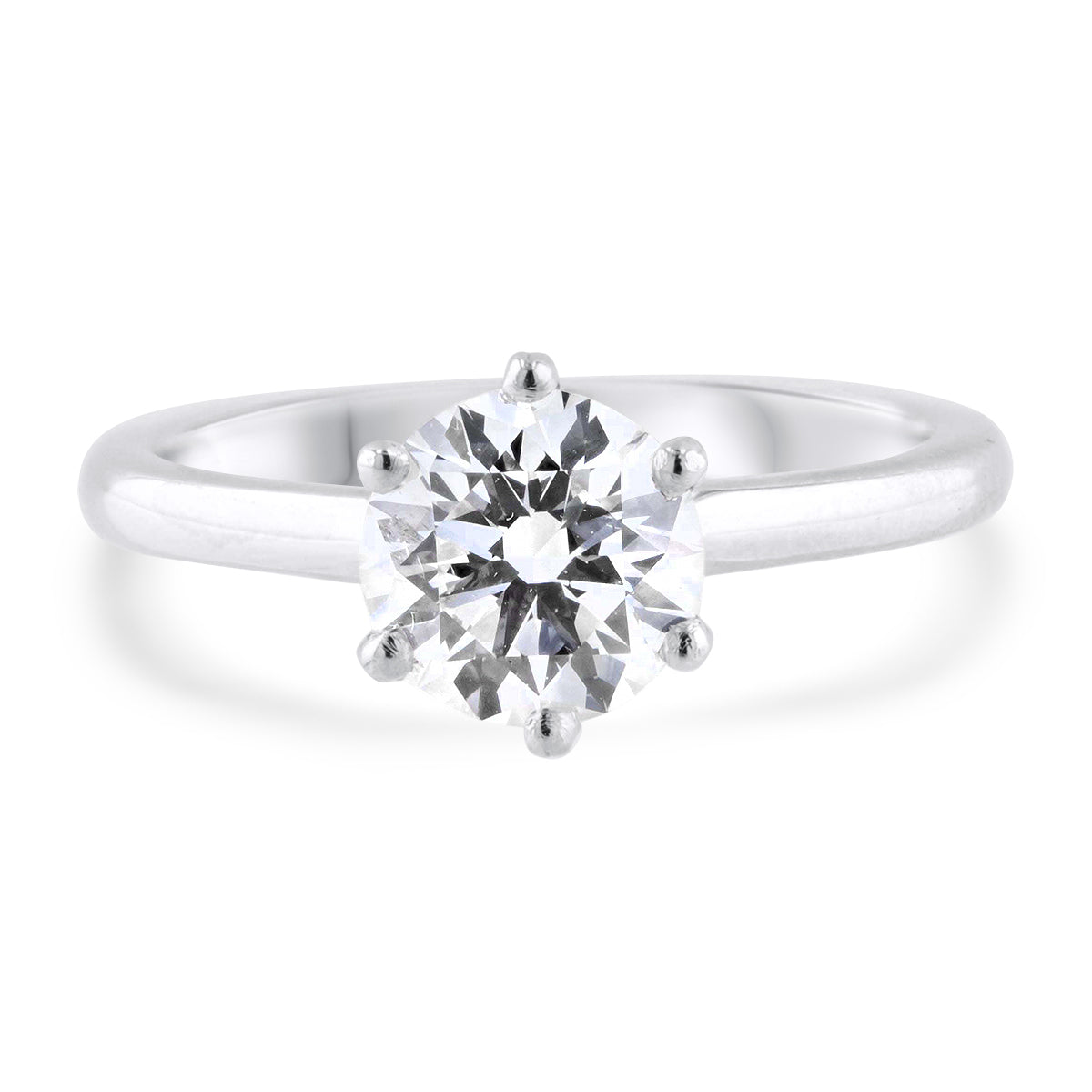 Timeless Six Claw Diamond Solitaire Engagement Ring