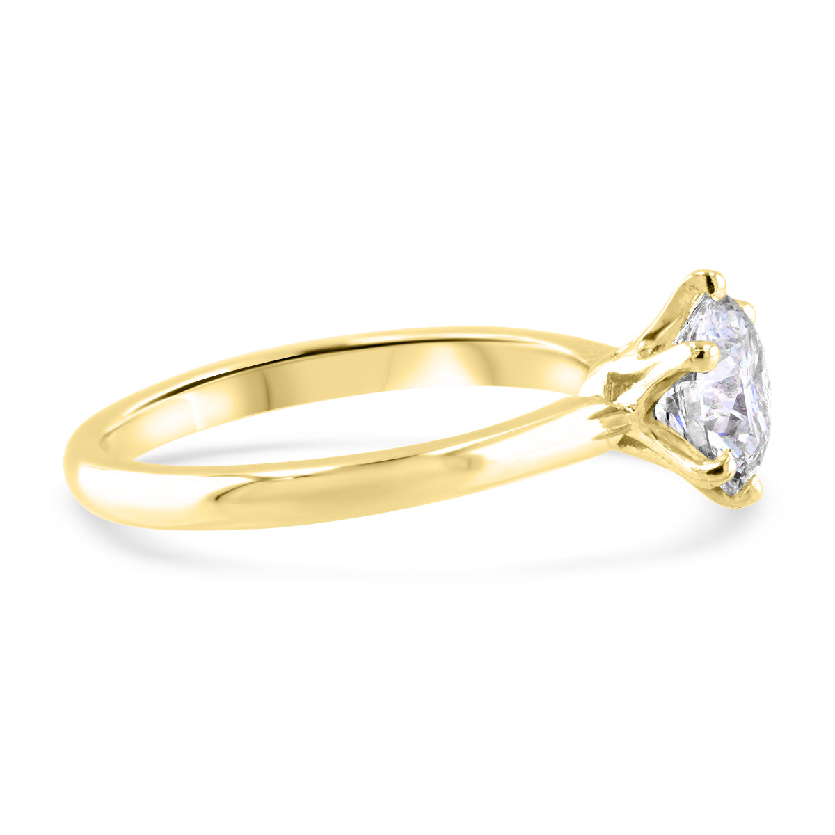 Timeless Six Claw Diamond Solitaire Engagement Ring