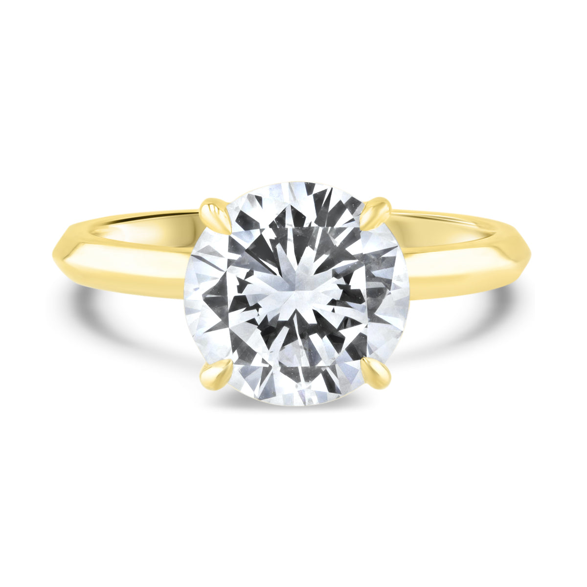 Timeless Diamond Solitaire Engagement Ring