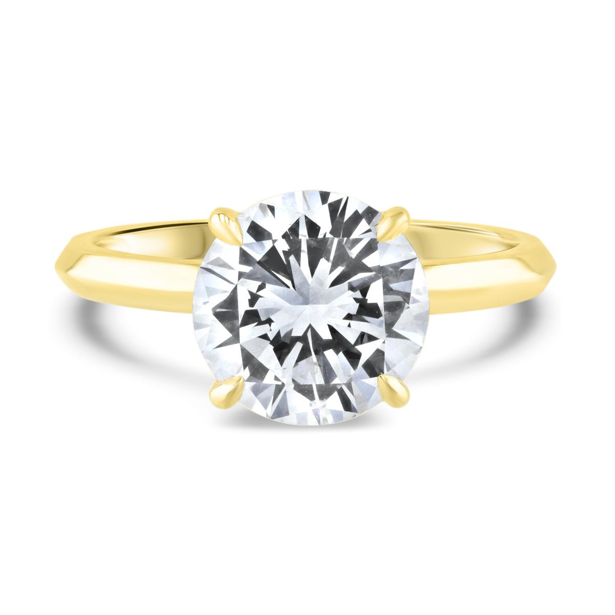 Timeless Diamond Solitaire Engagement Ring