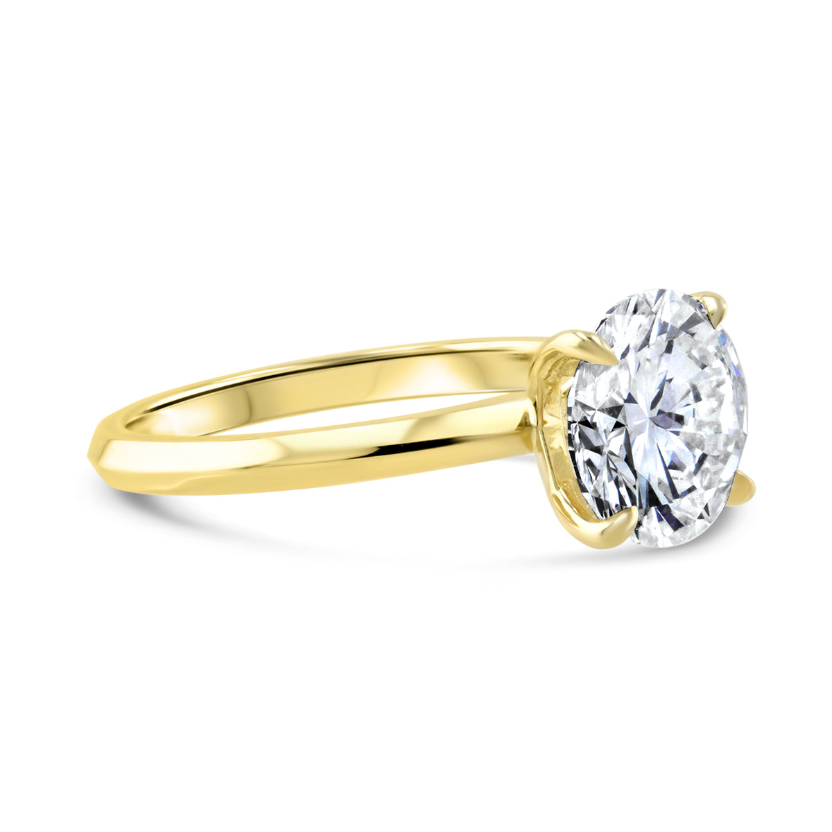 Timeless Diamond Solitaire Engagement Ring