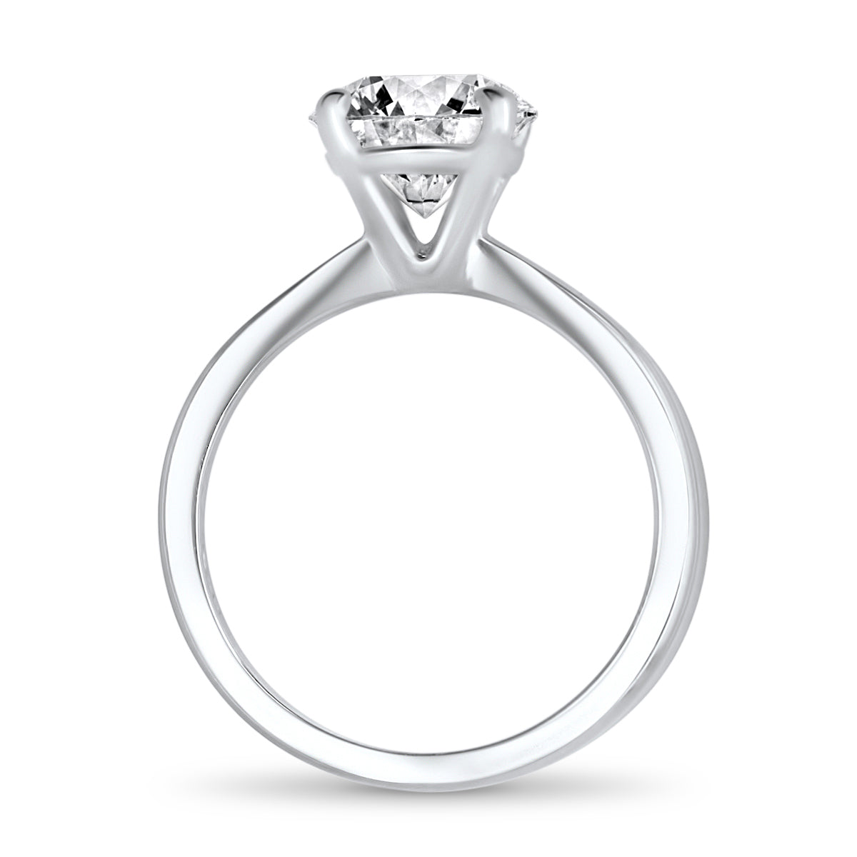 Timeless Diamond Solitaire Engagement Ring