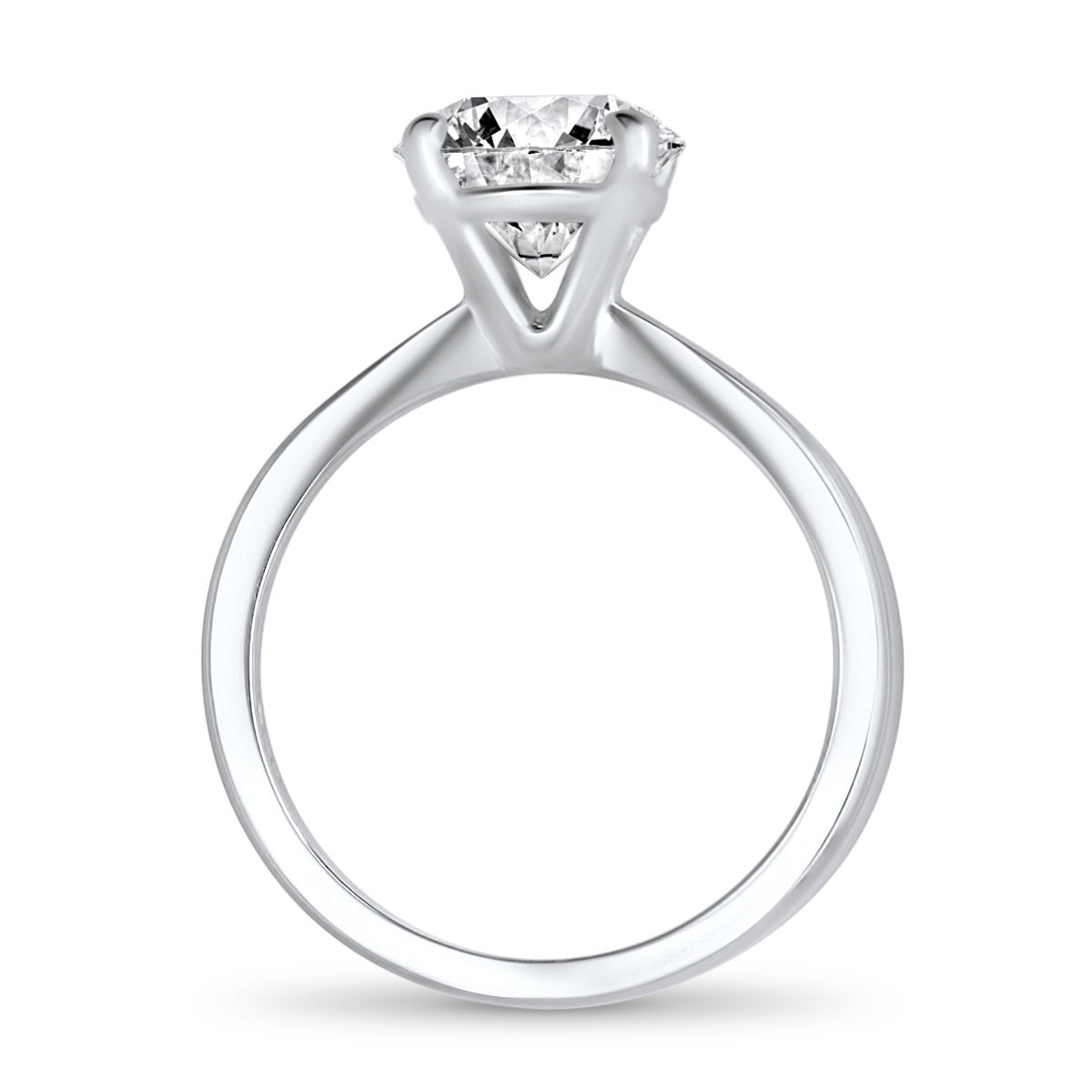 Timeless Diamond Solitaire Engagement Ring