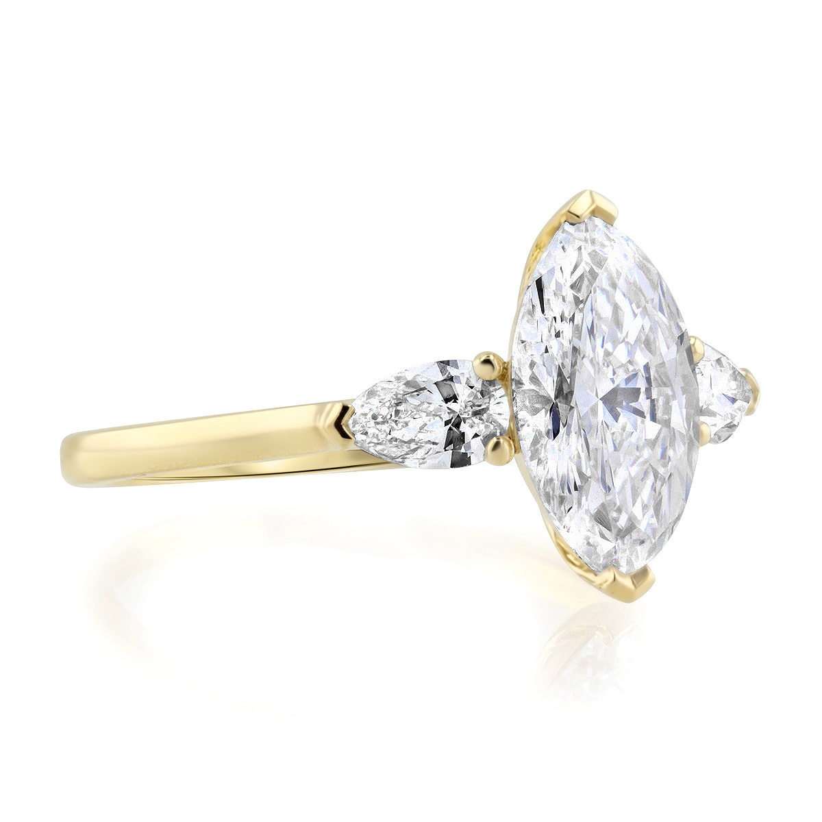 Unity Marquise Diamond Engagement Ring