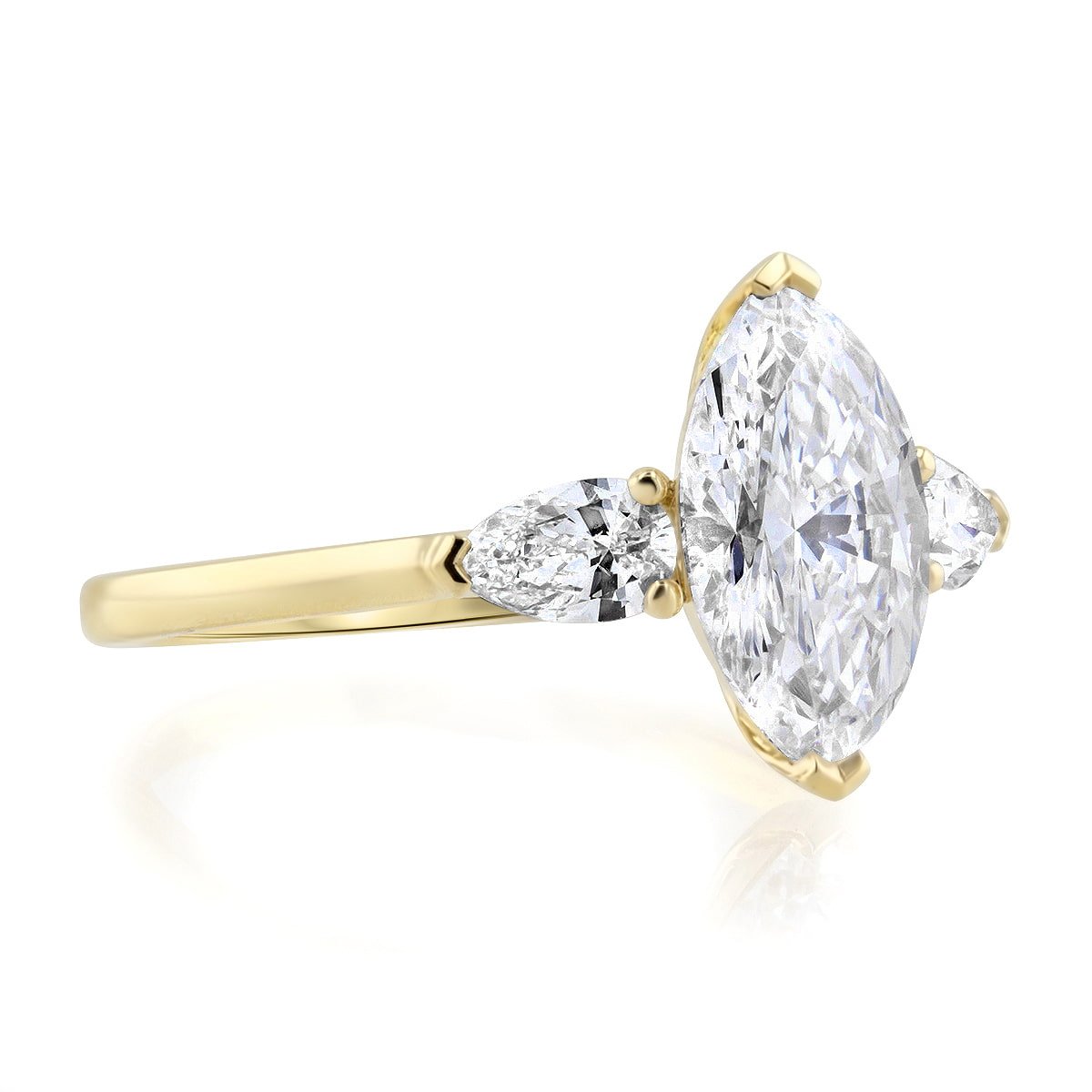 Unity Marquise Diamond Engagement Ring