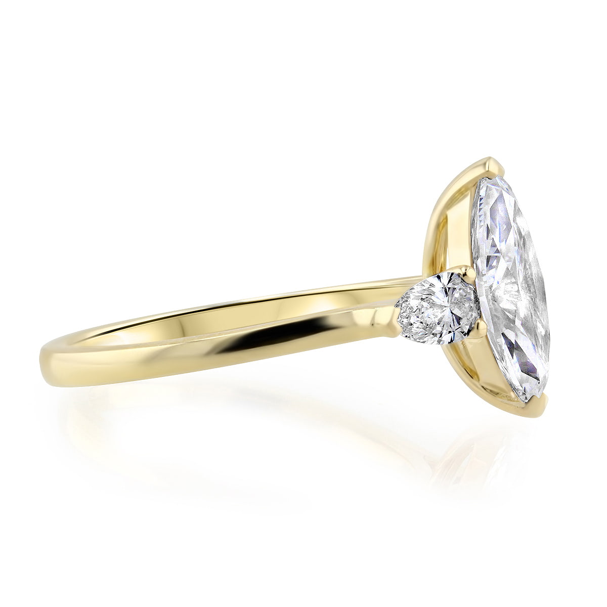 Unity Marquise Diamond Engagement Ring