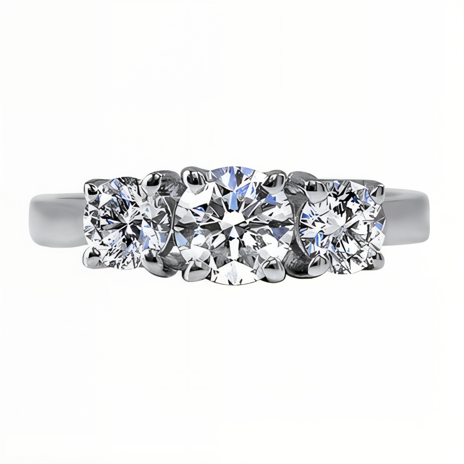 Unity Three Stone Engagement Ring