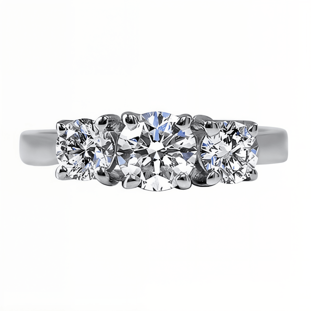 Unity Three Stone Engagement Ring