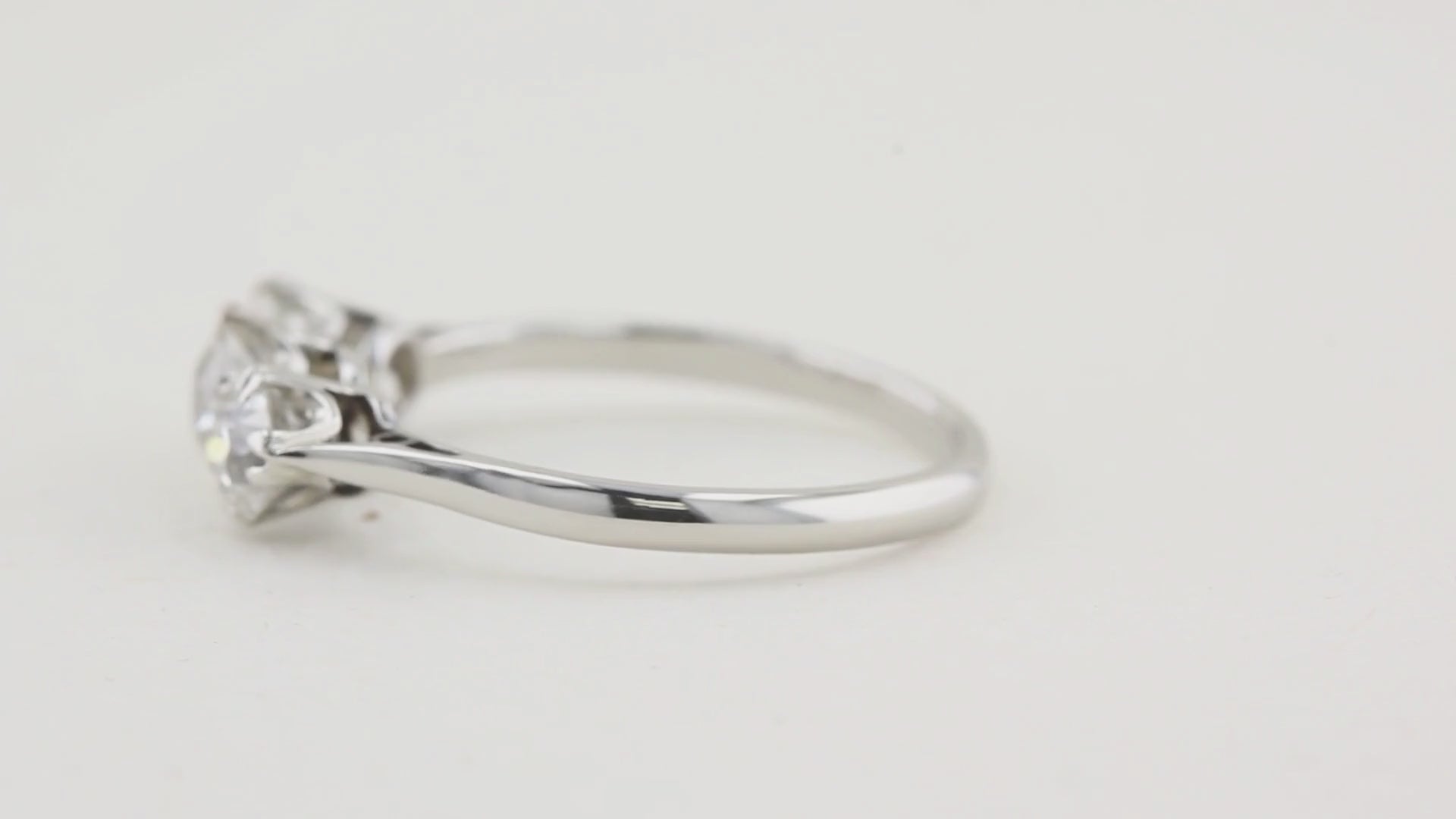 Vintage Diamond 1.00ct Three Stone Ring