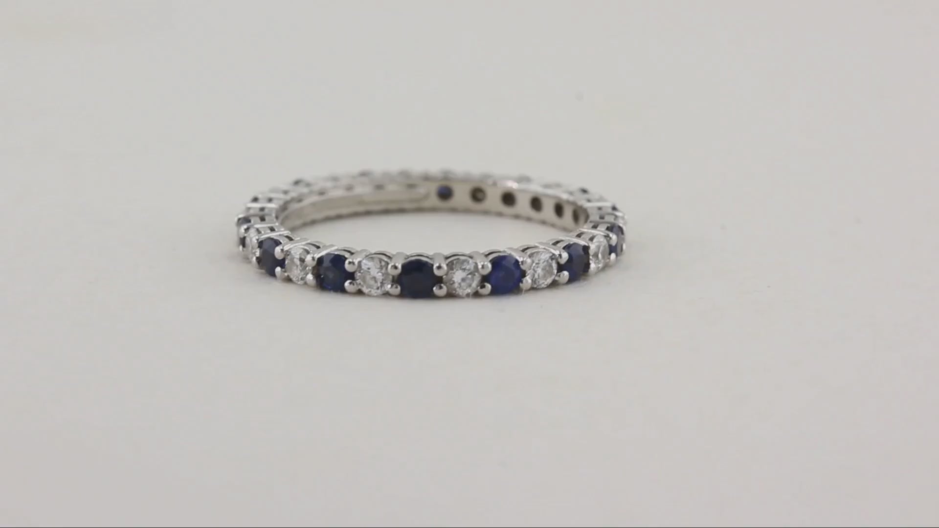 Tiffany Sapphire & Diamond Full Eternity Ring