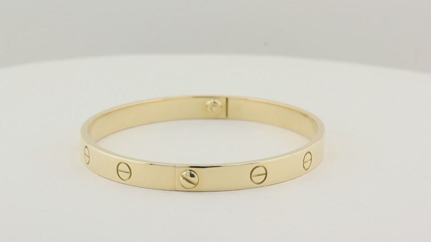 Cartier Classic Yellow Gold Love Bracelet - Size 19