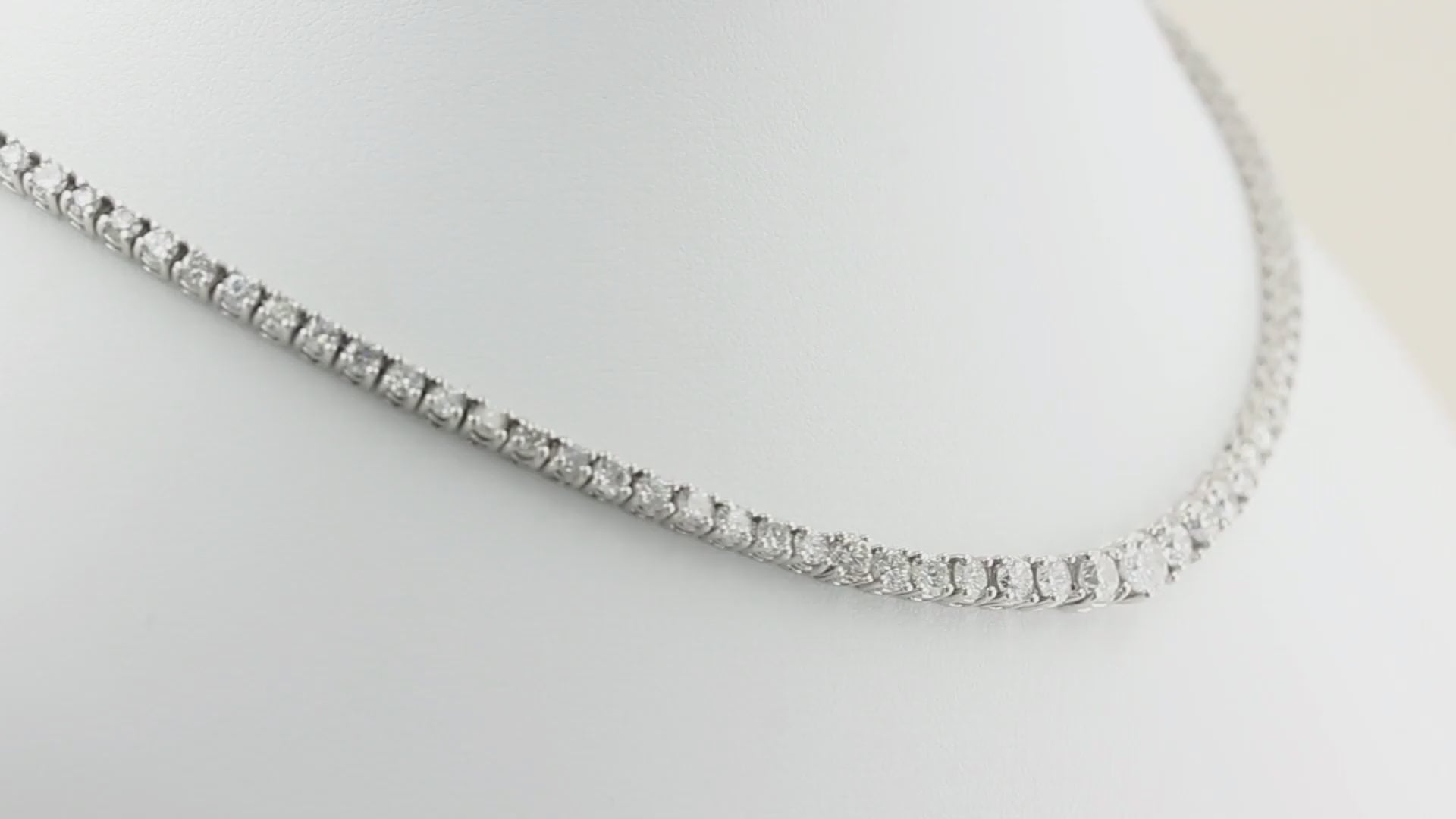10ct Diamond Tennis Necklace
