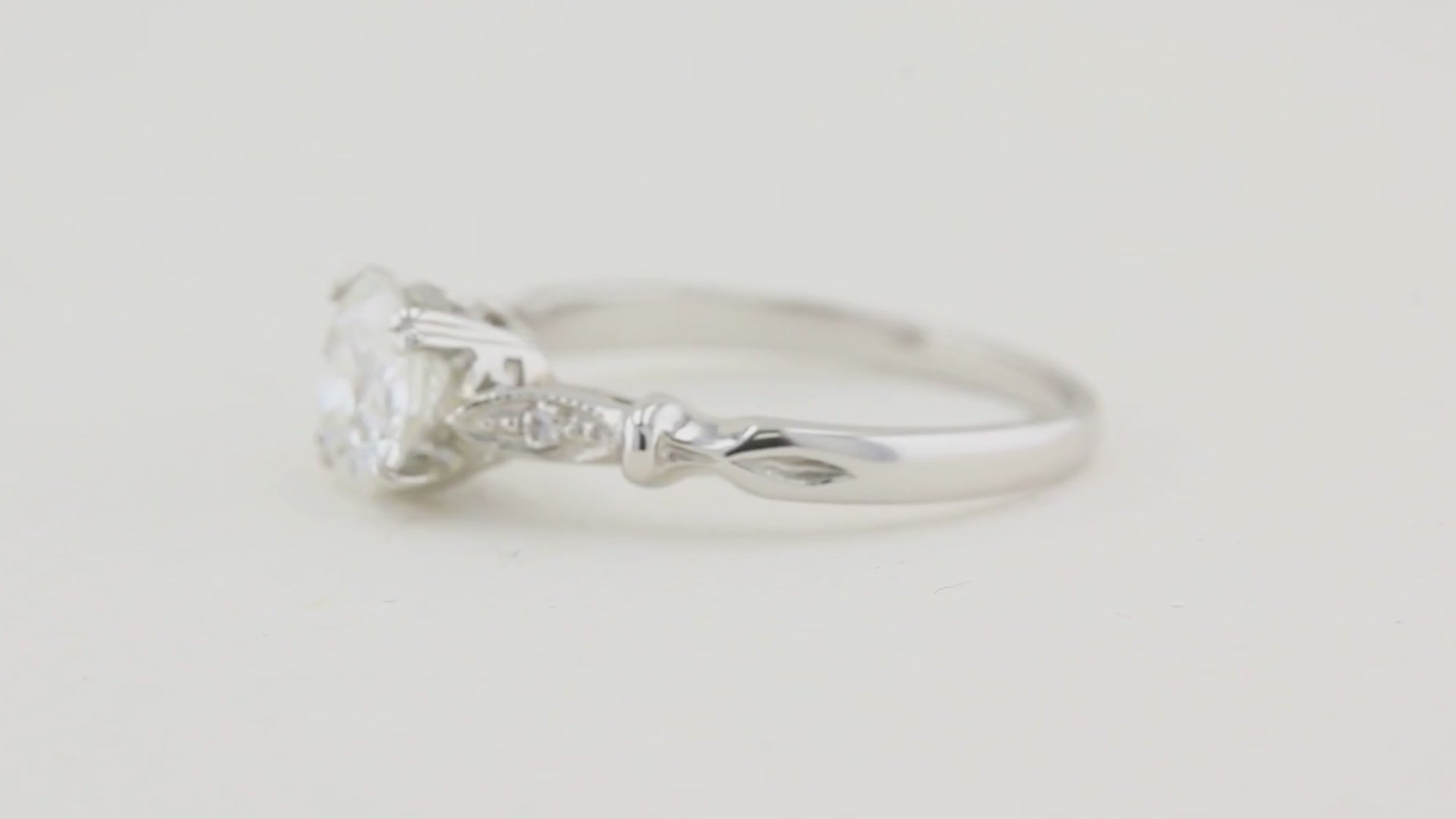 0.75ct Old Cut Diamond Engagement Ring