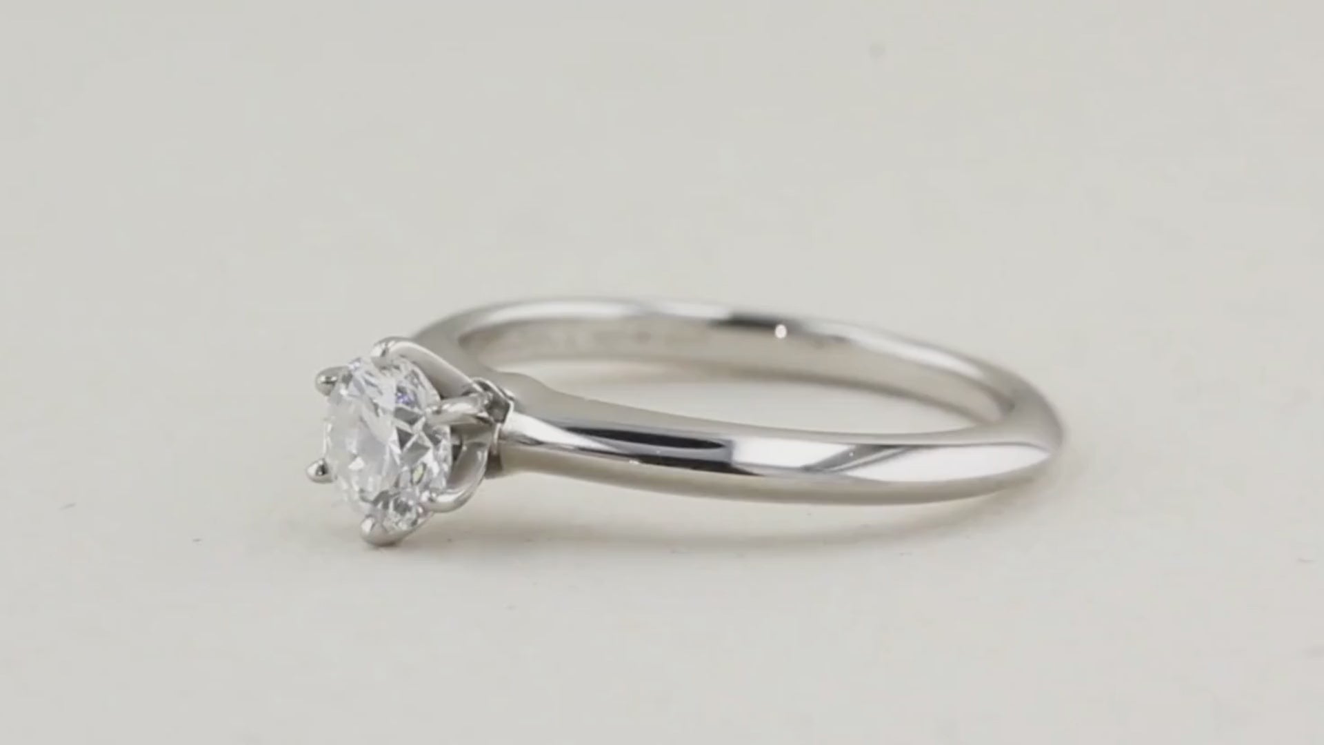 Tiffany 0.50ct Solitaire Engagement Ring