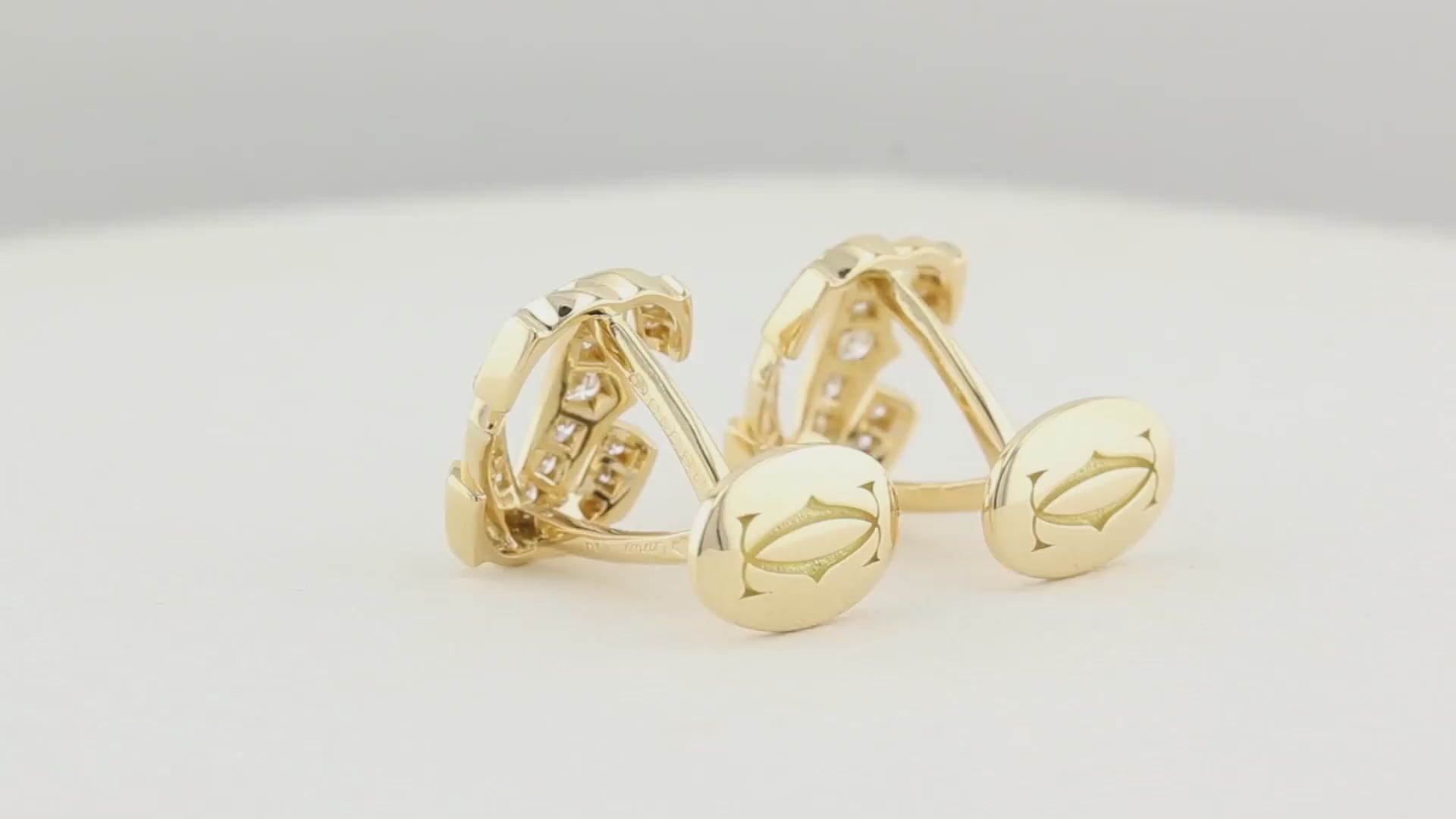 Pre-Owned Cartier Diamond Cufflinks
