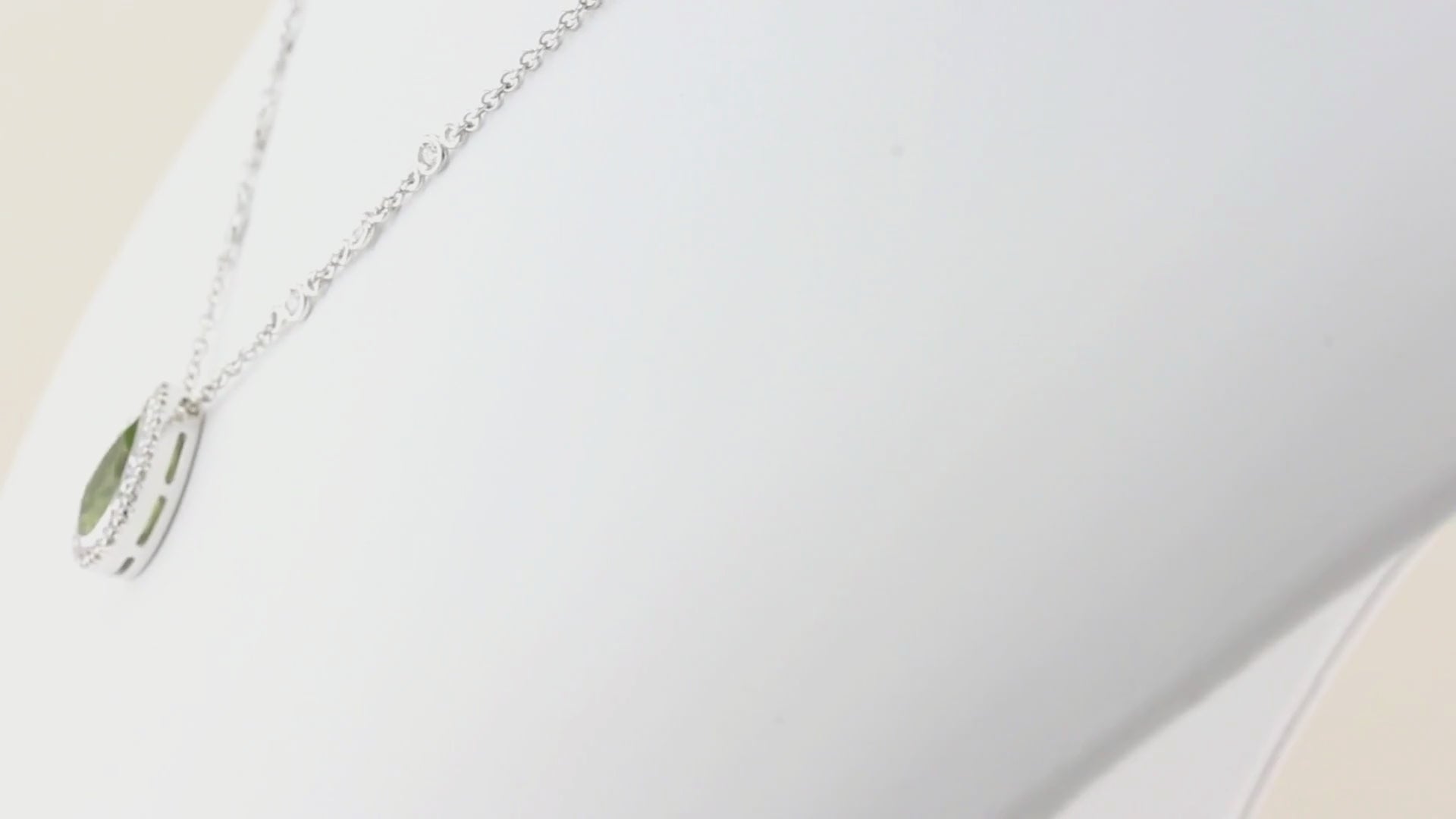 Mappin & Webb Peridot and Diamond Necklace