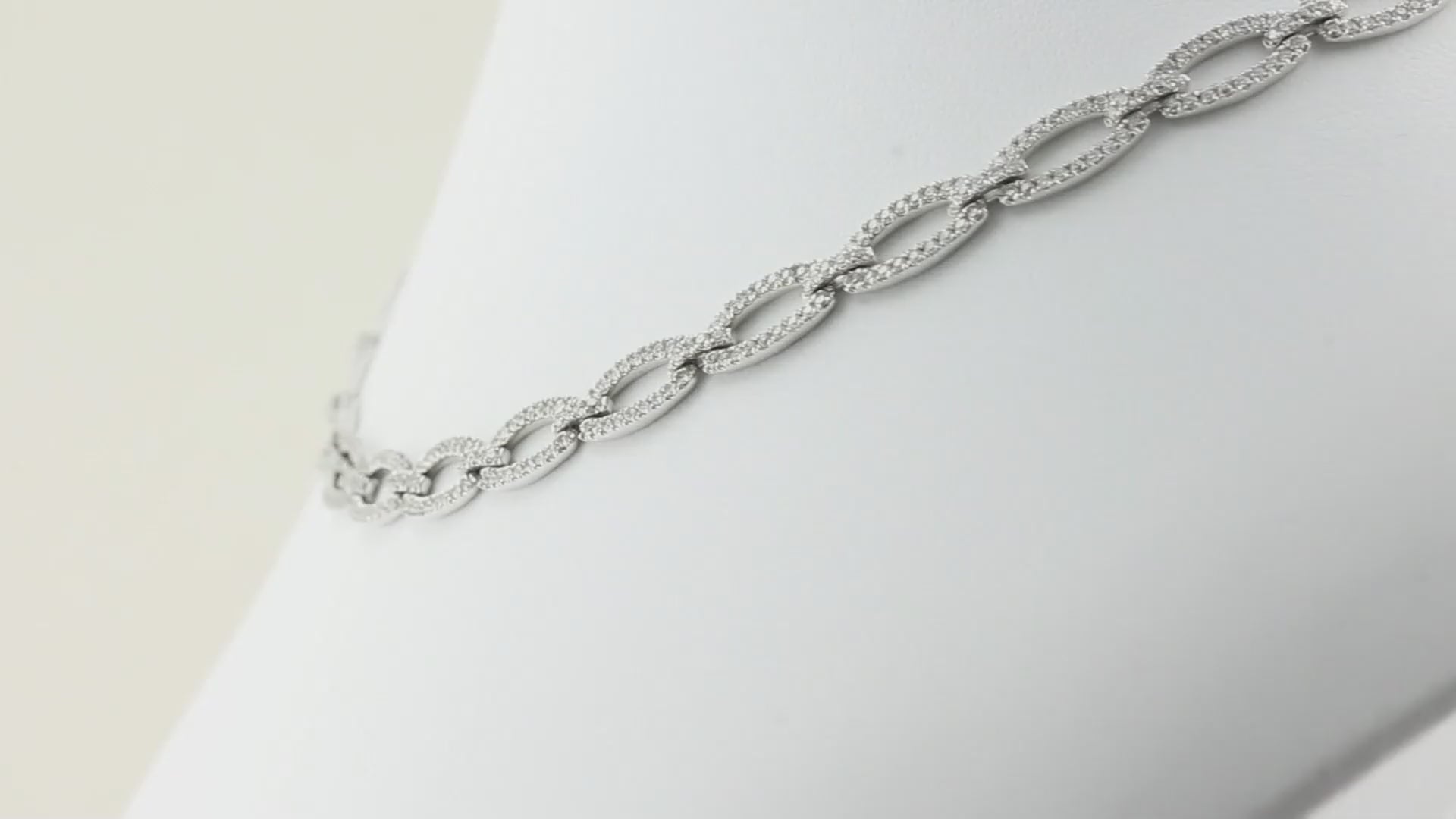 Mappin & Webb Diamond Link Necklace