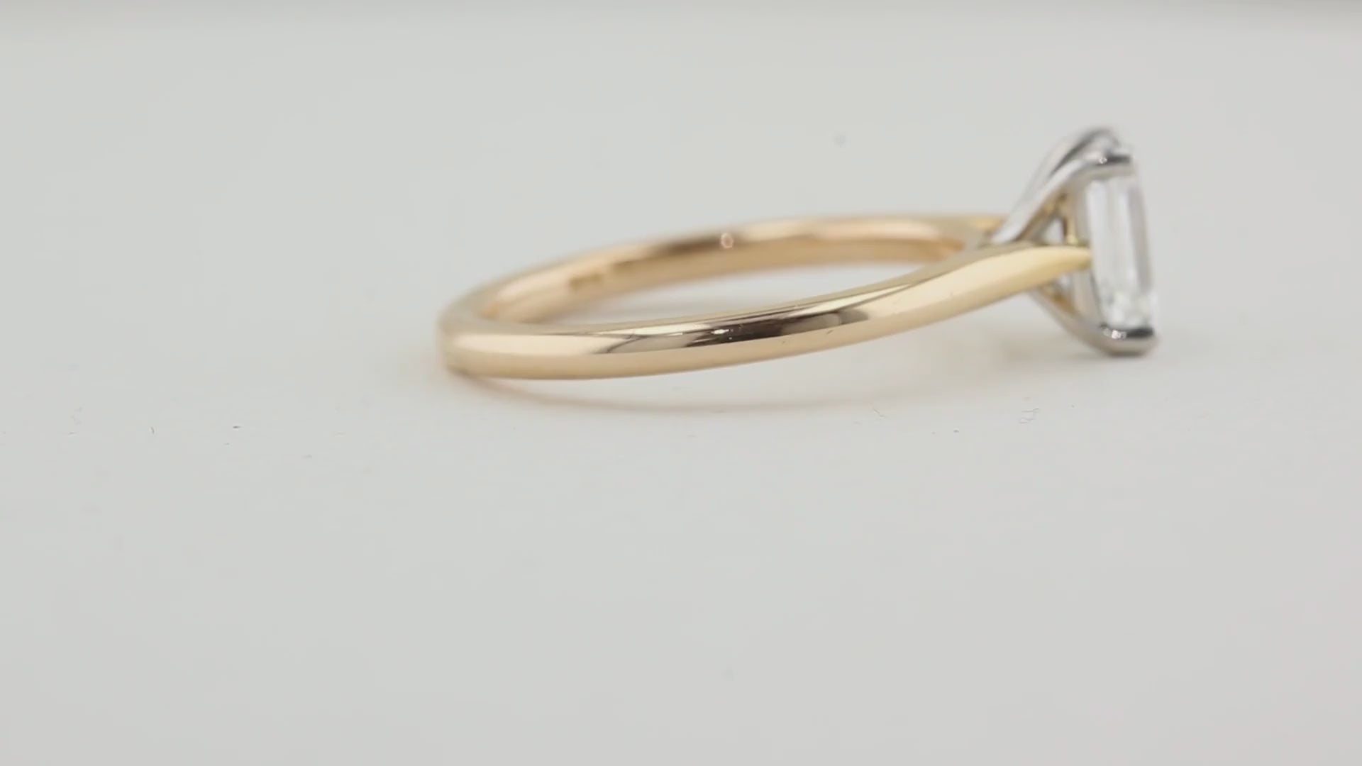 1.20ct Emerald Cut Diamond Solitaire Ring
