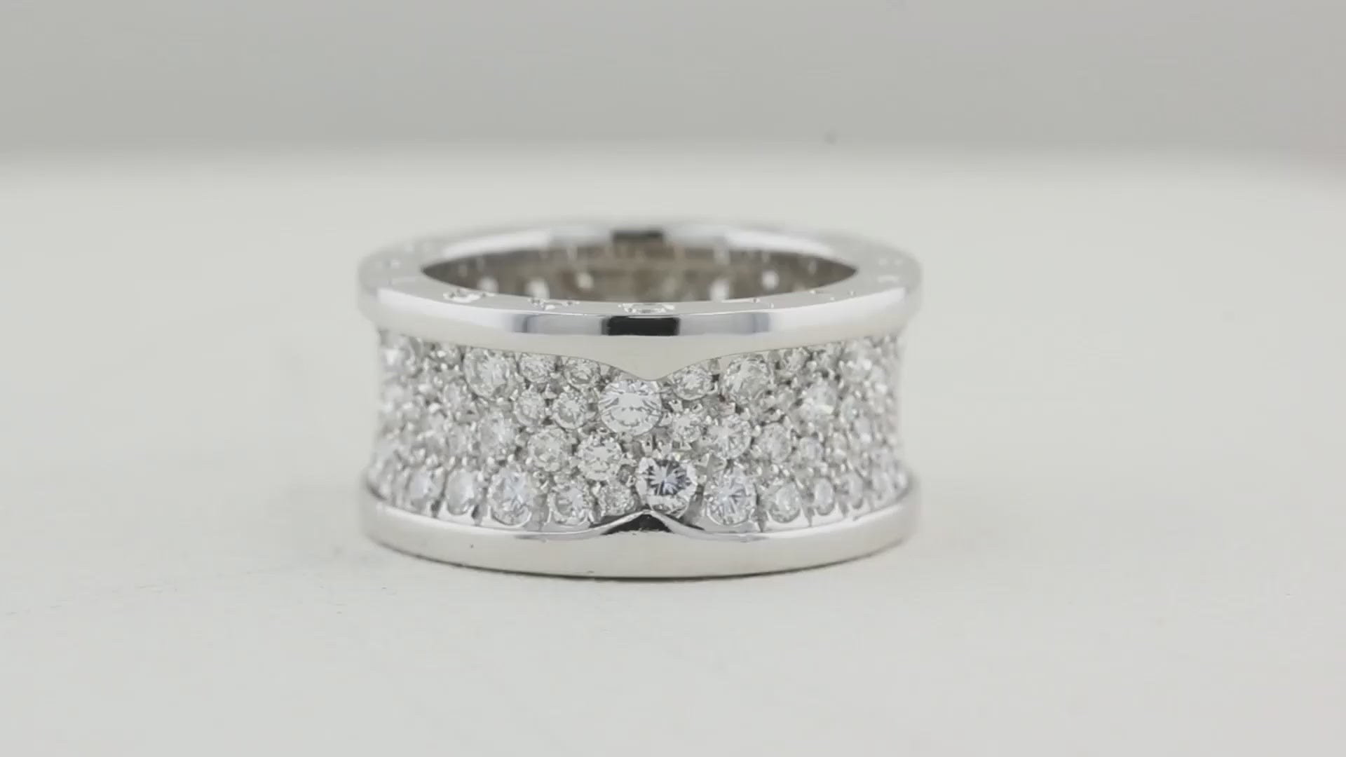 White Gold Bulgari B.Zero Diamond Ring