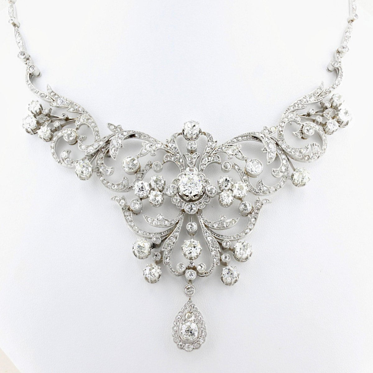A Timeless Treasure: Rare French Edwardian Diamond Necklace That Transforms into a Tiara