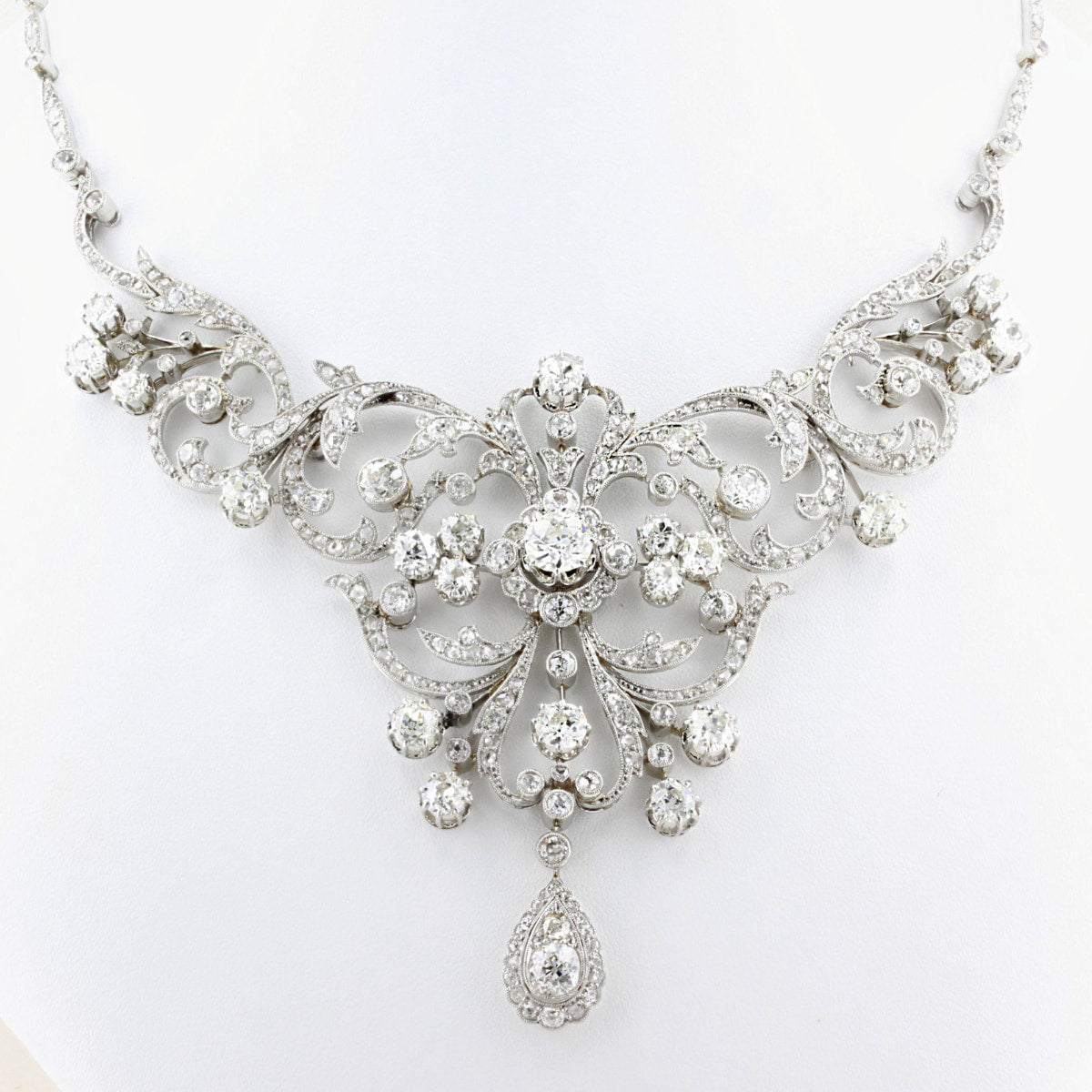 A Timeless Treasure: Rare French Edwardian Diamond Necklace That Transforms into a Tiara